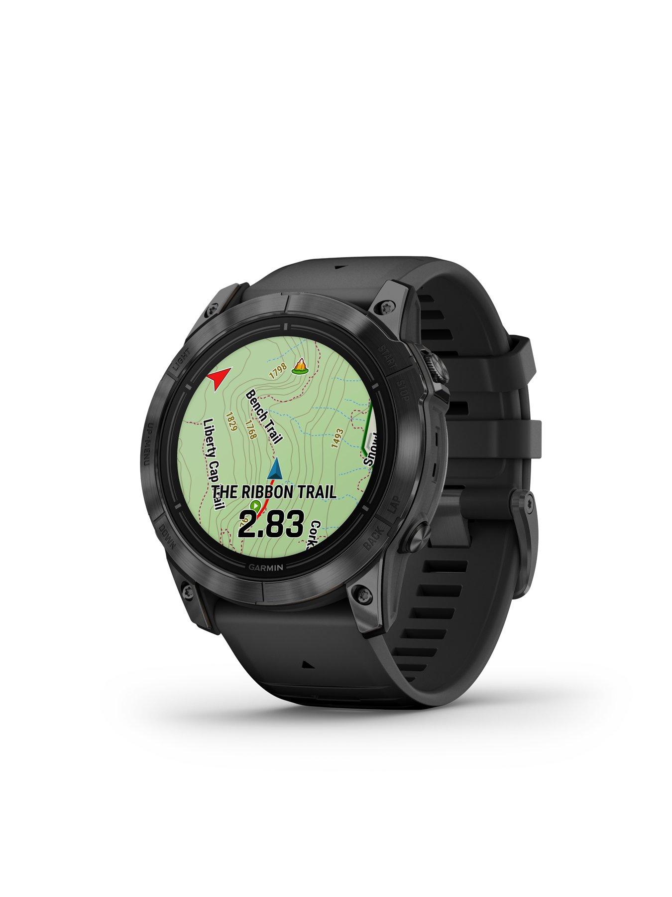 Image 4 of 6 of Garmin Epix Pro 51mm -&nbsp;Slate Grey Stainless Steel with Black Band