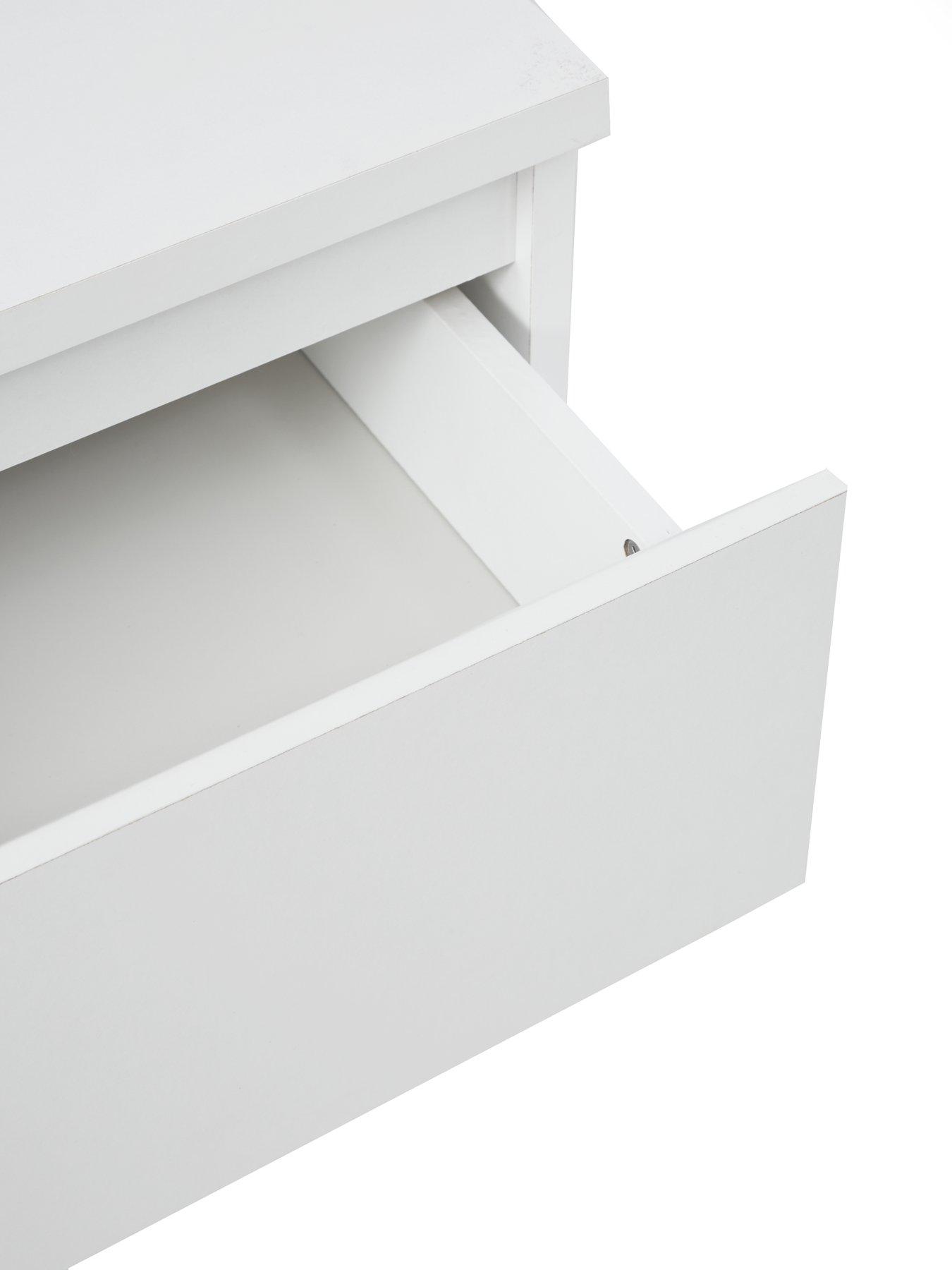  image of very-home-lisson-2-drawer-bedside-whitenbsp--fscreg-certified