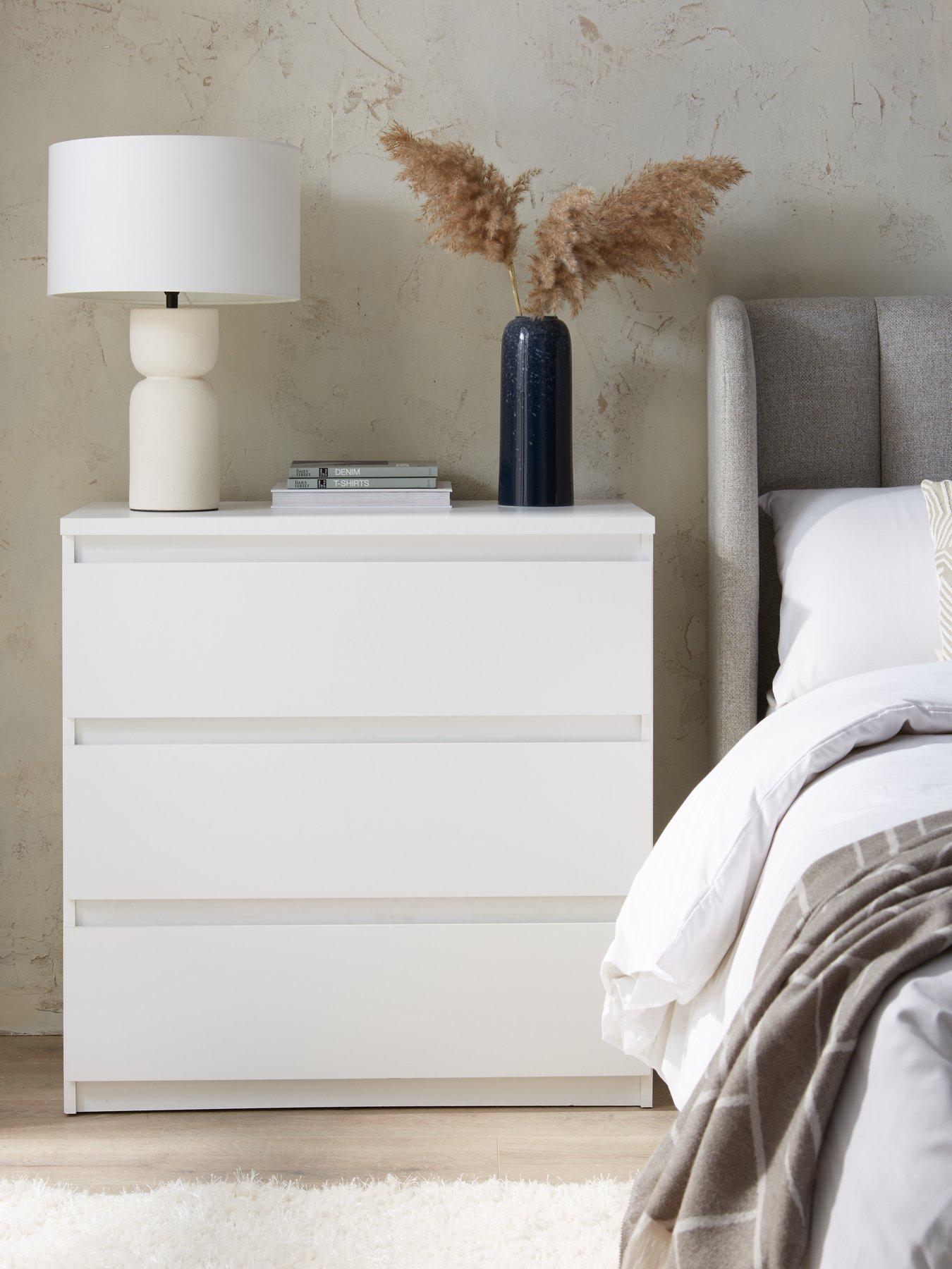 The Very Collection Lisson 3 Drawer Chest - White - FSC® Certified
