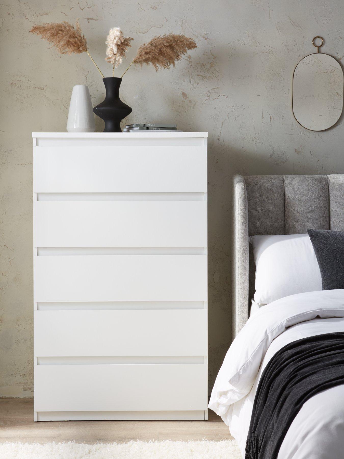 The Very Collection Lisson 5 Drawer Chest - White - FSC® Certified