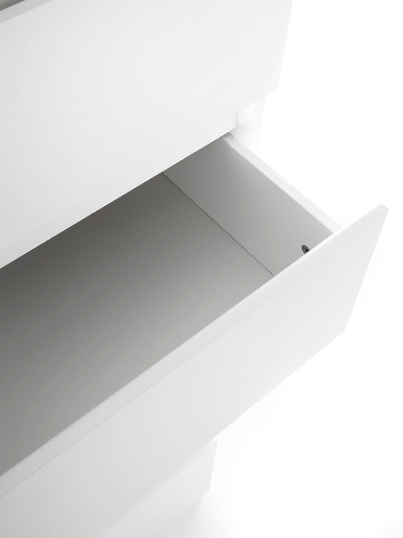Image 4 of 7 of The Very Collection Lisson 5 Drawer Chest - White&nbsp;- FSC&reg; Certified