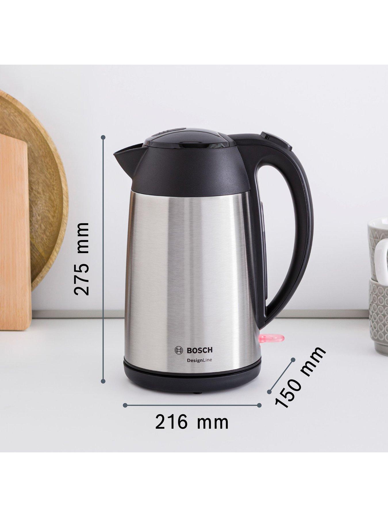Image 2 of 7 of Bosch Bosch DesignLine TWK3P420GB 2 Slot Kettle - Stainless Steel
