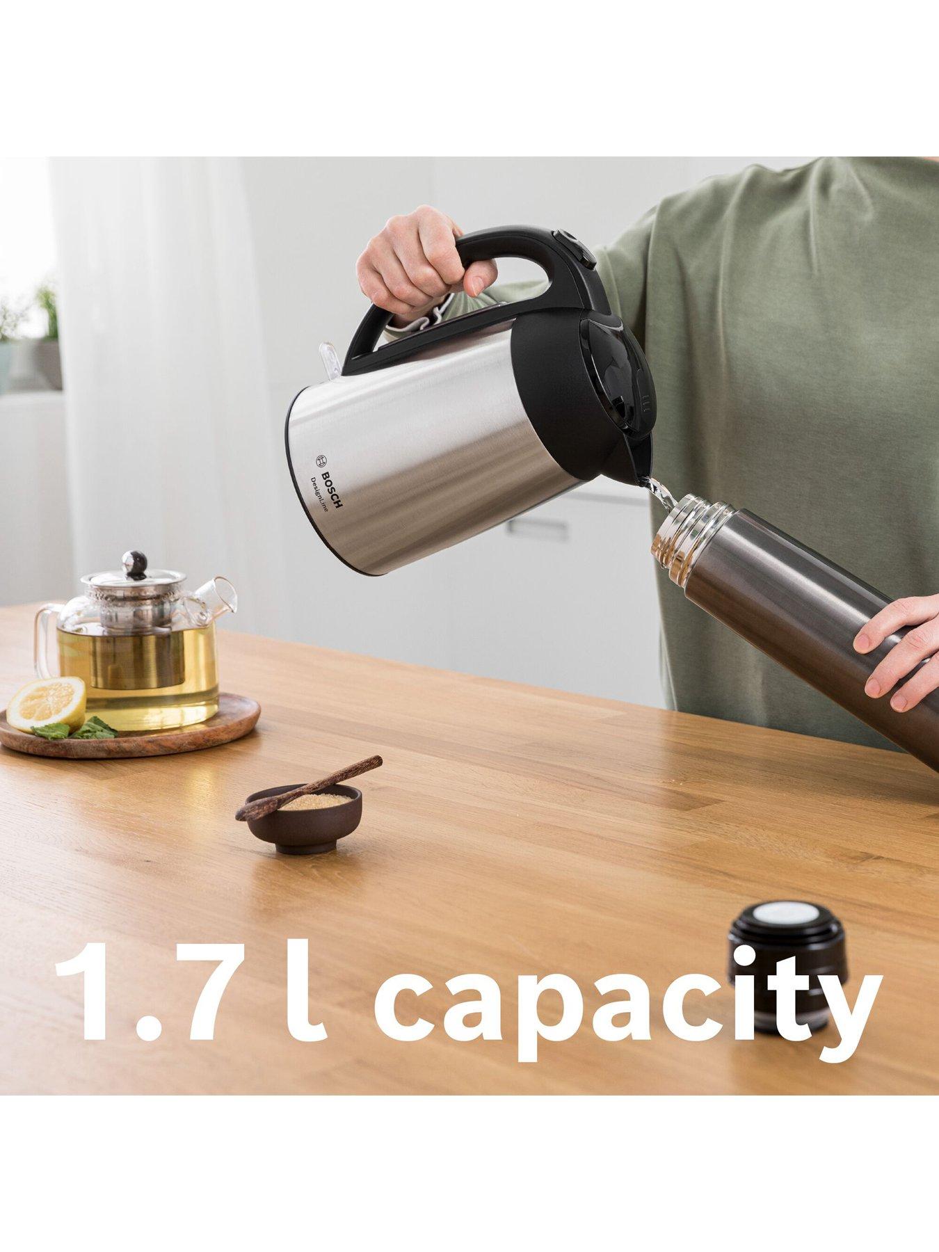 Image 6 of 7 of Bosch Bosch DesignLine TWK3P420GB 2 Slot Kettle - Stainless Steel