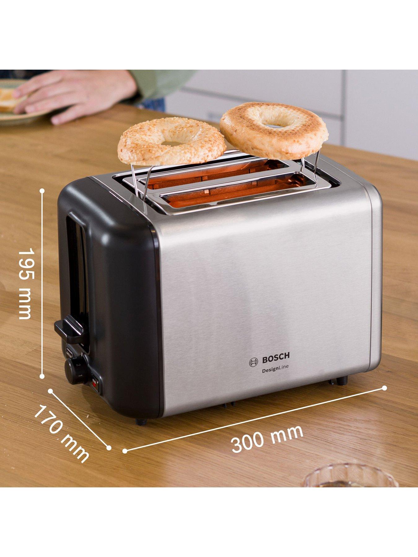  image of bosch-designline-tat3p420gb-2-slicenbsptoaster-with-6-variable-browning-levelsnbsp--stainless-steel