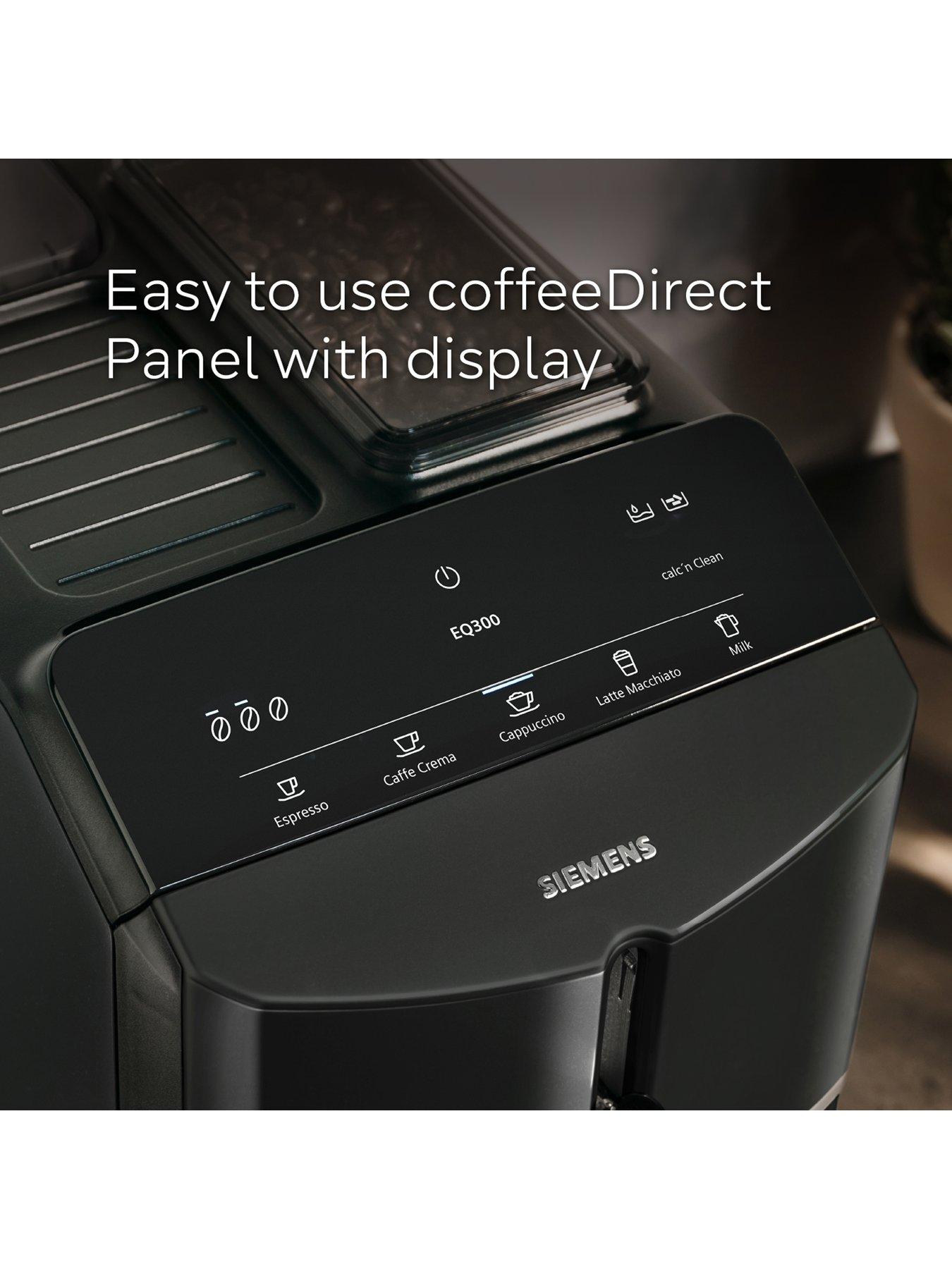  image of siemens-eq300-tf301g19gb-bean-to-cup-coffee-machine-black