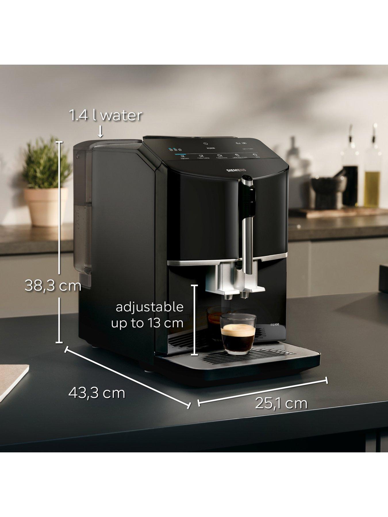  image of siemens-eq300-tf301g19gb-bean-to-cup-coffee-machine-black