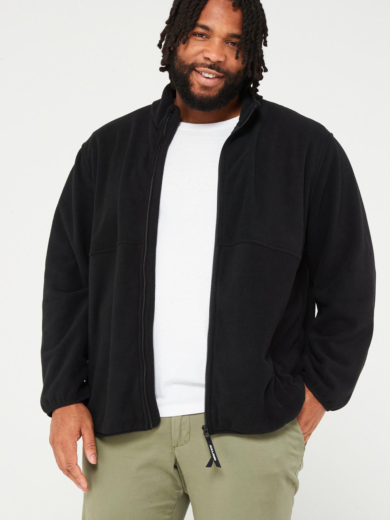 Jack and jones fleece jacket hotsell