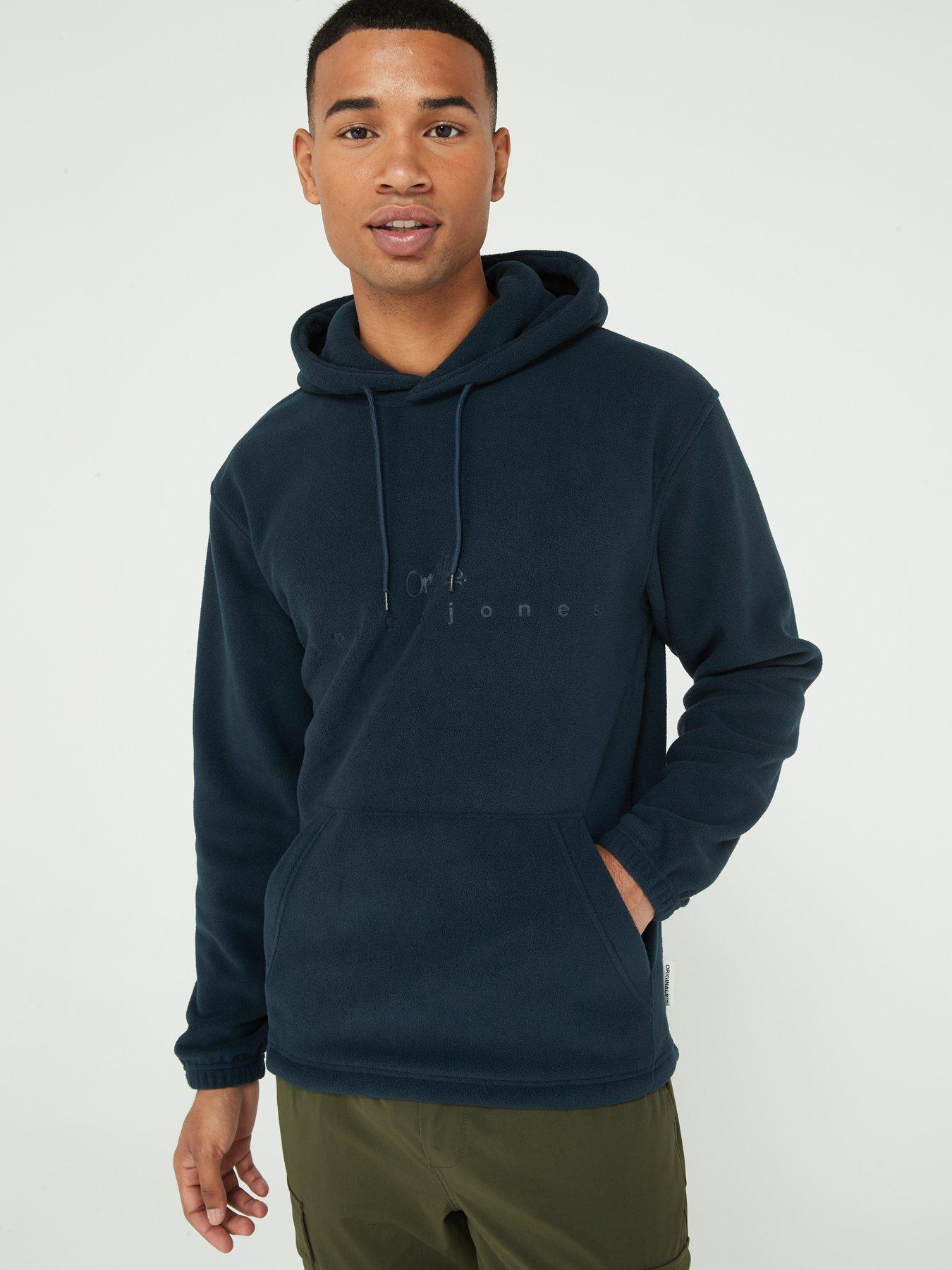 Jack & Jones Jack & Jones Silver Lake Graphic Fleece Hoodie - Navy ...