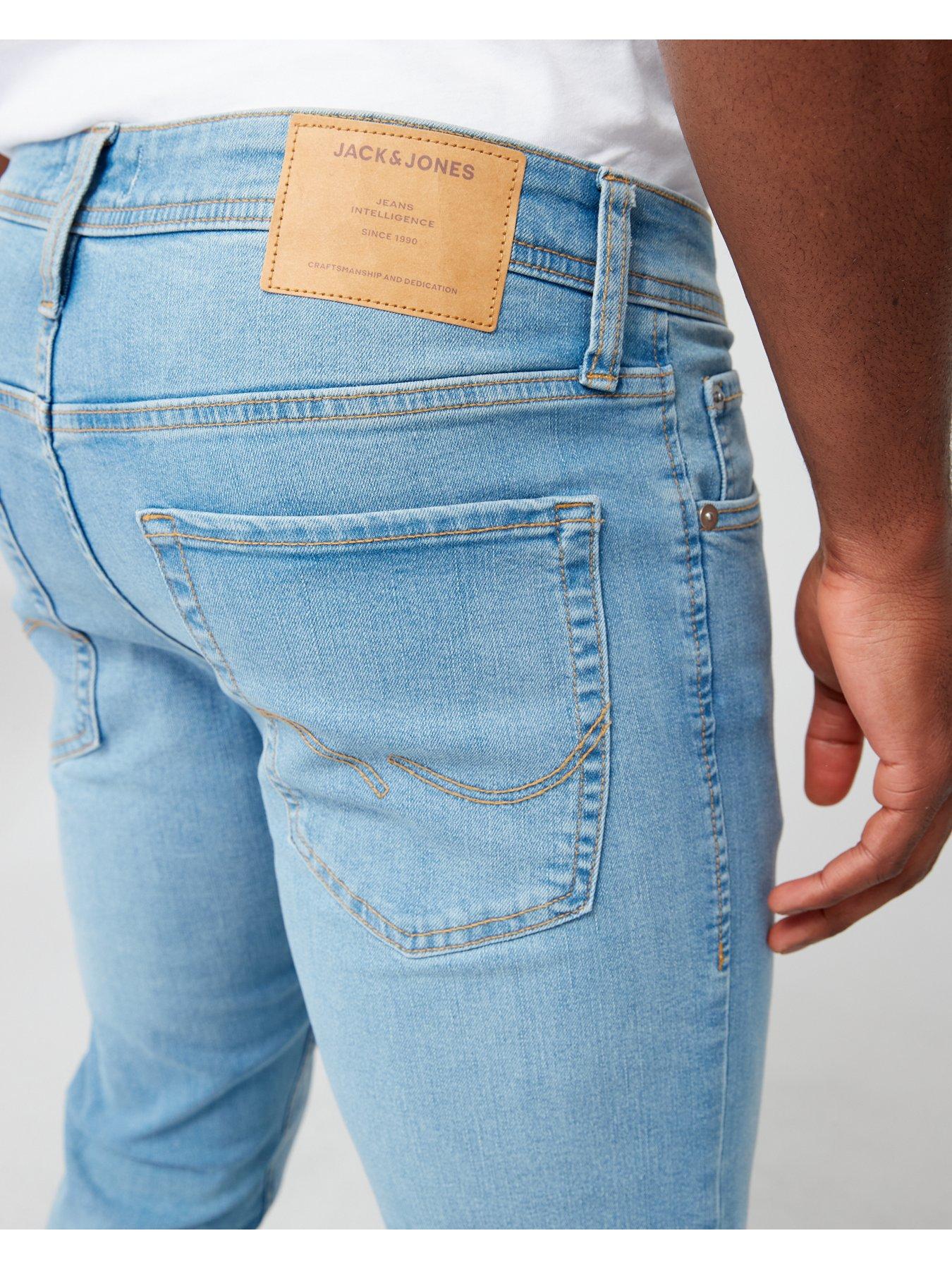 Jack Jones Glenn Slim Fit Jeans Light Blue Littlewoods