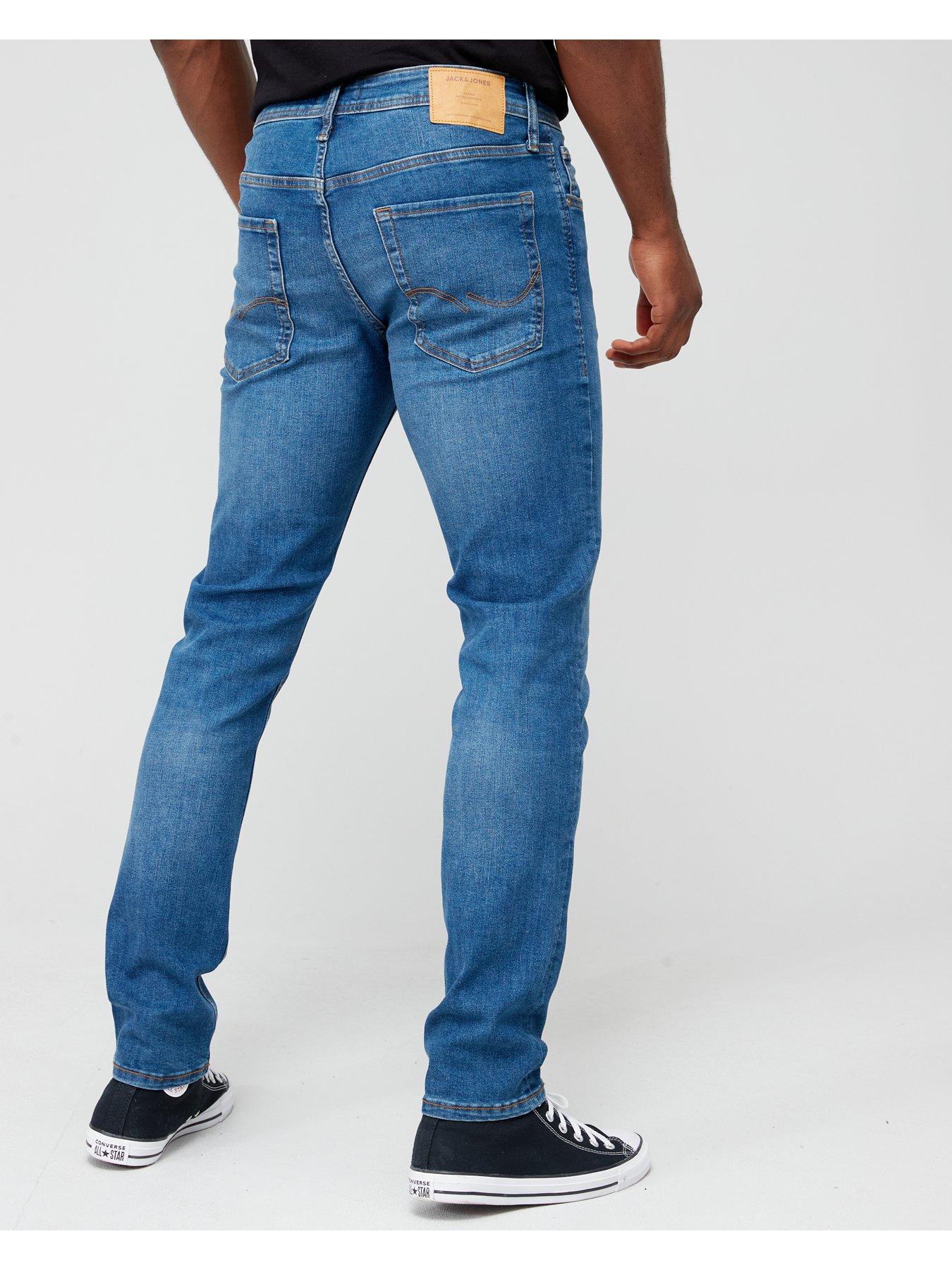  image of jack-jones-glenn-slim-fit-jeans-blue