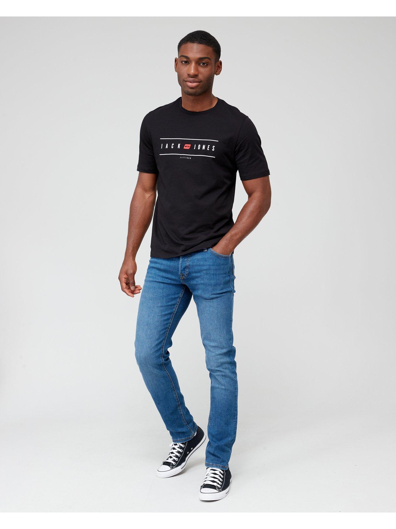  image of jack-jones-glenn-slim-fit-jeans-blue