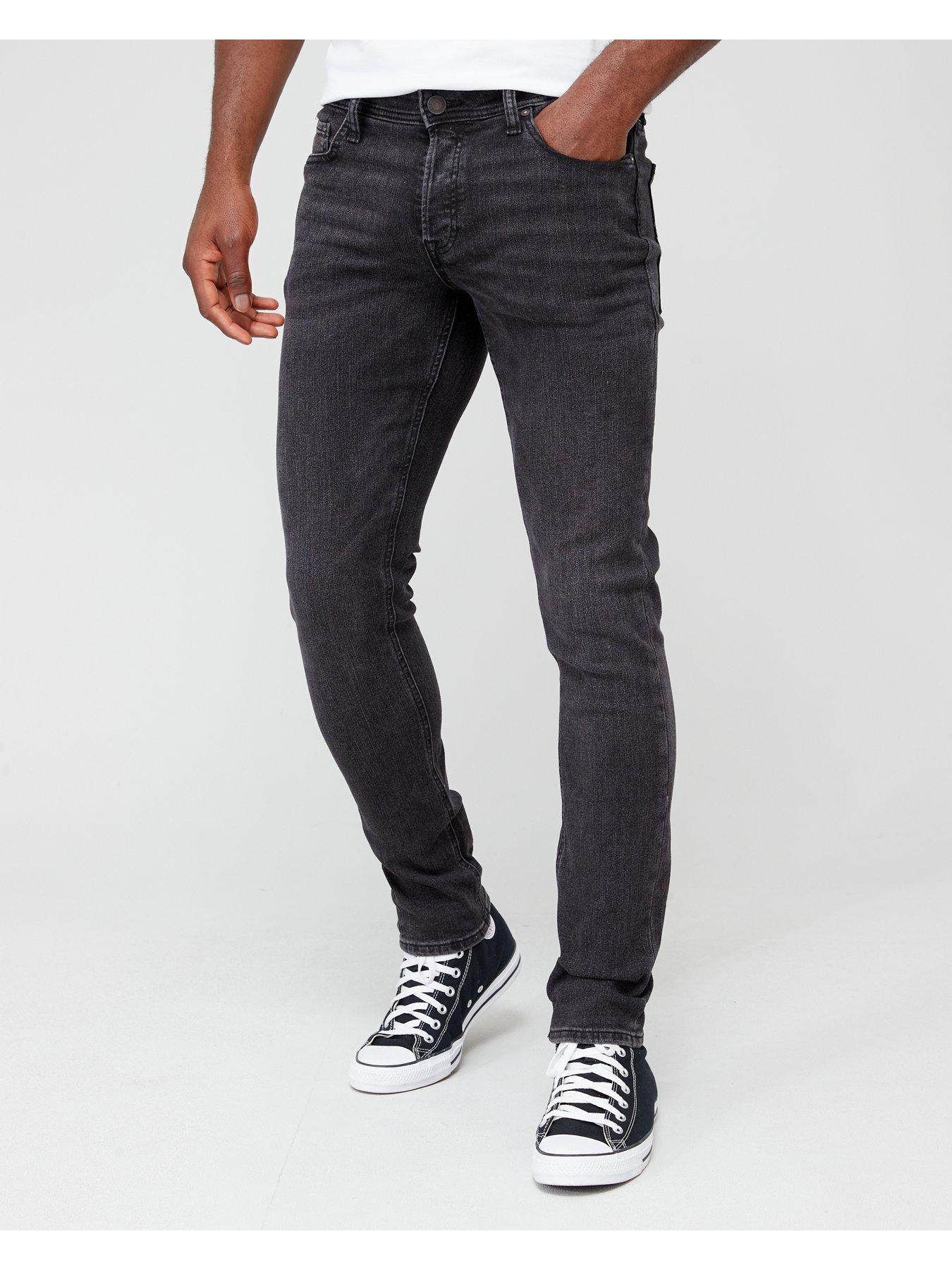 Jack Jones Glenn Slim Fit Jeans Black Littlewoods