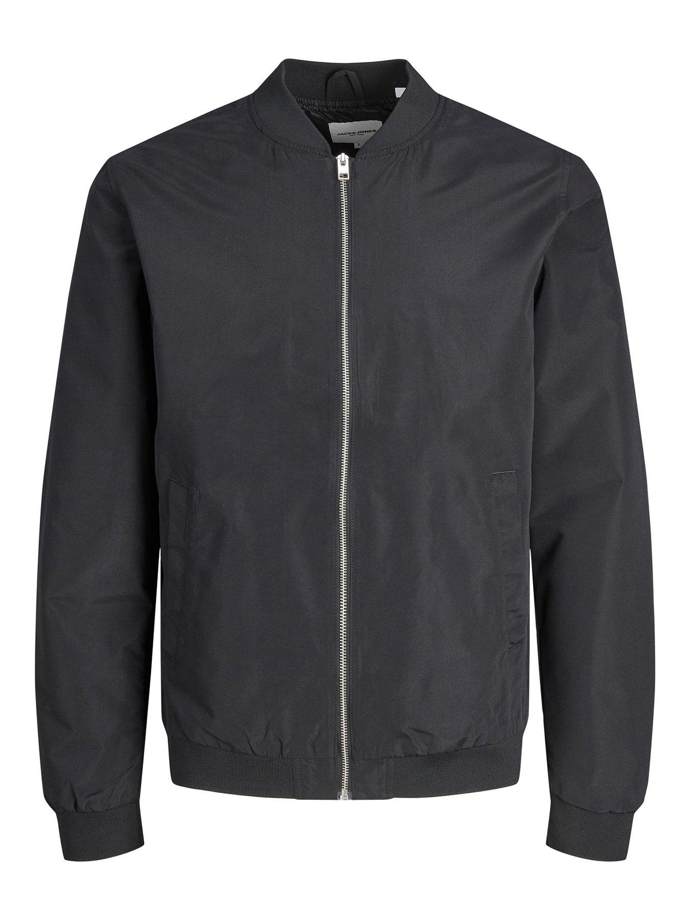 Jack Jones Bomber Jacket Black littlewoods