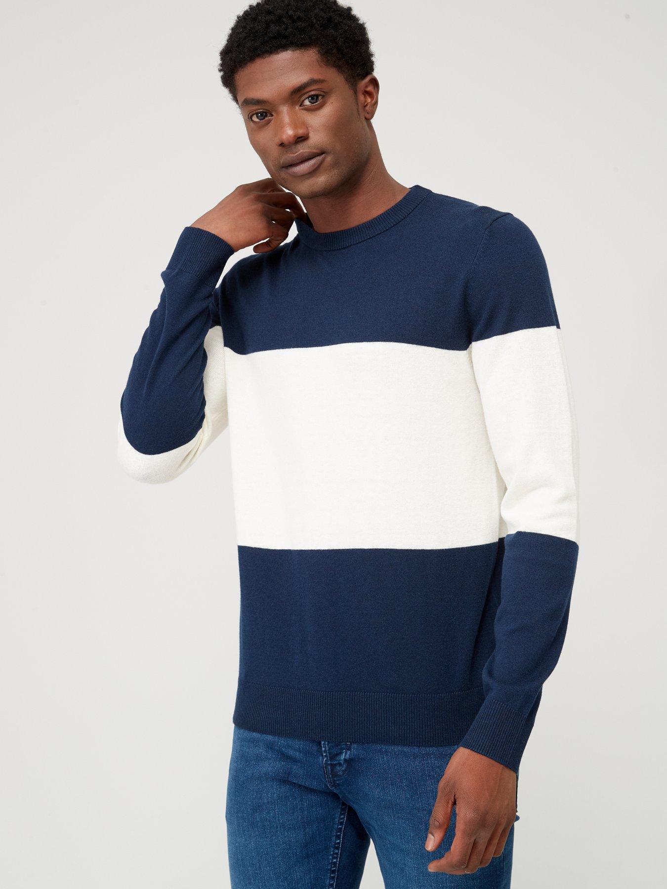 Jack jones knit crew on sale neck