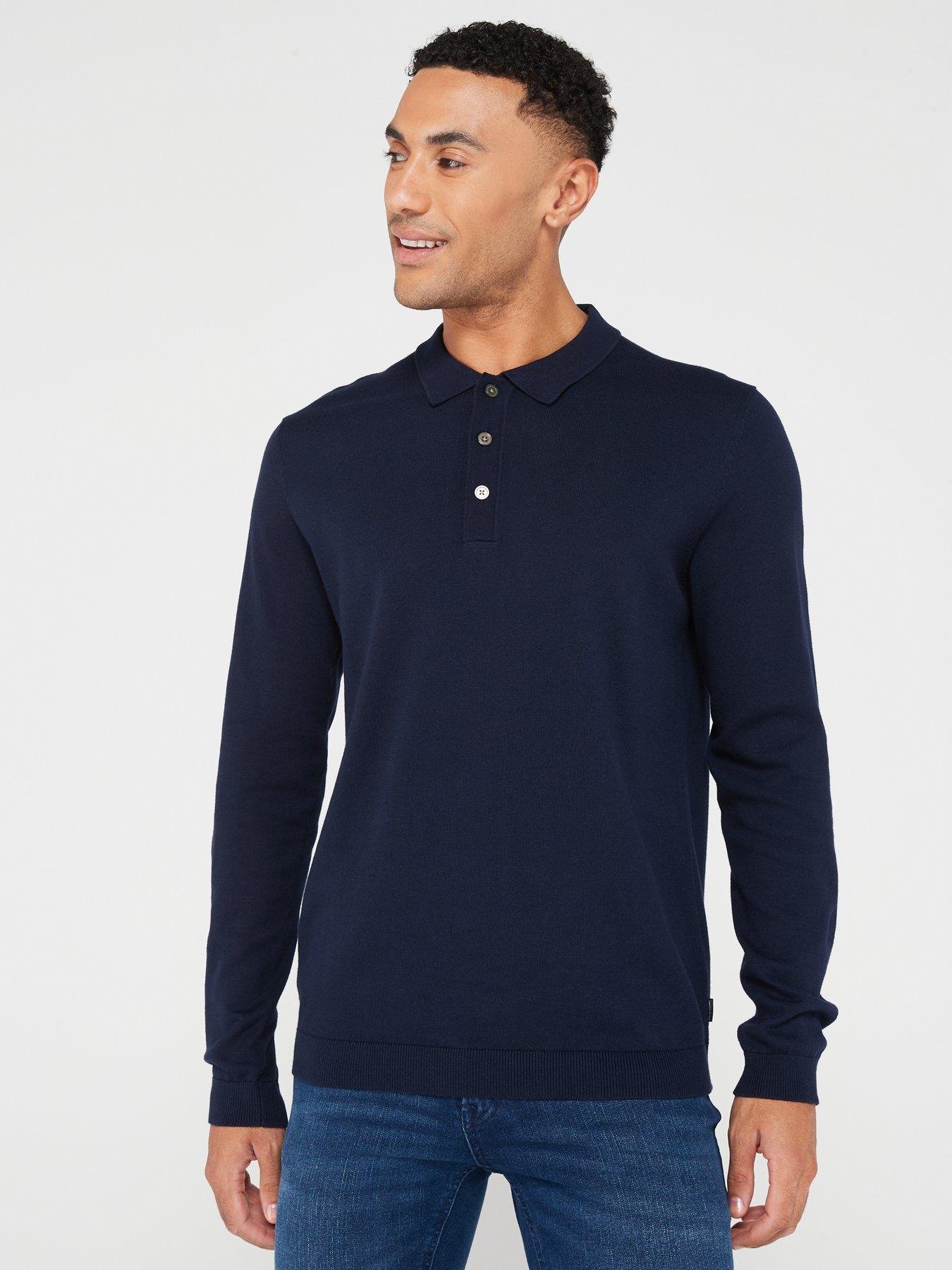 Jack and jones shop long sleeve polo shirts