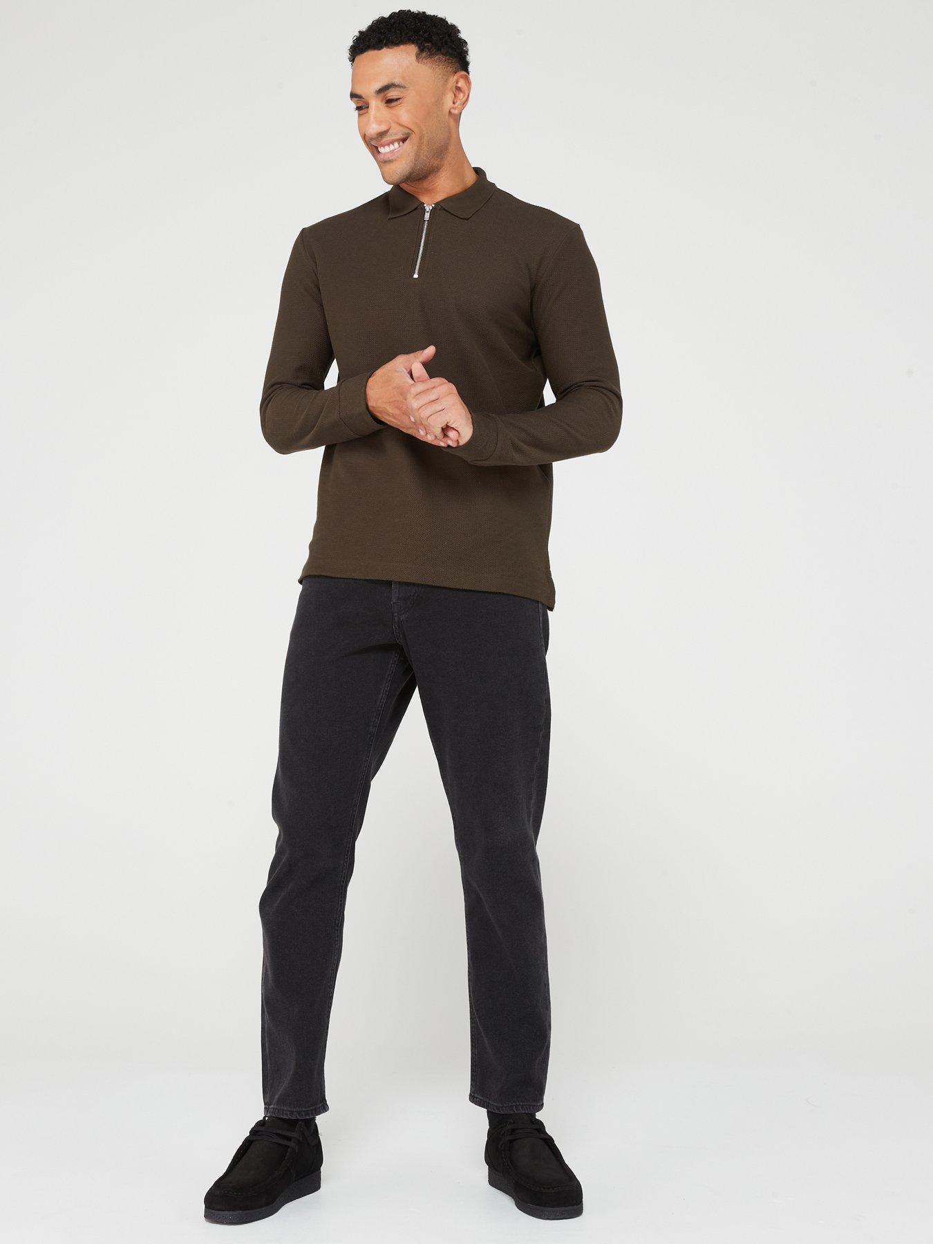 jack and jones long sleeve polo shirts