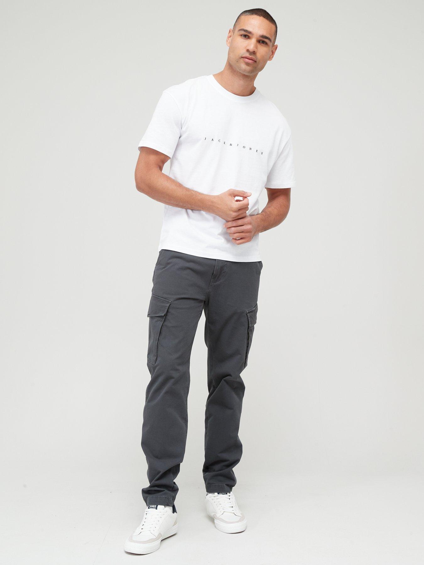  image of jack-jones-chest-logo-t-shirt-white