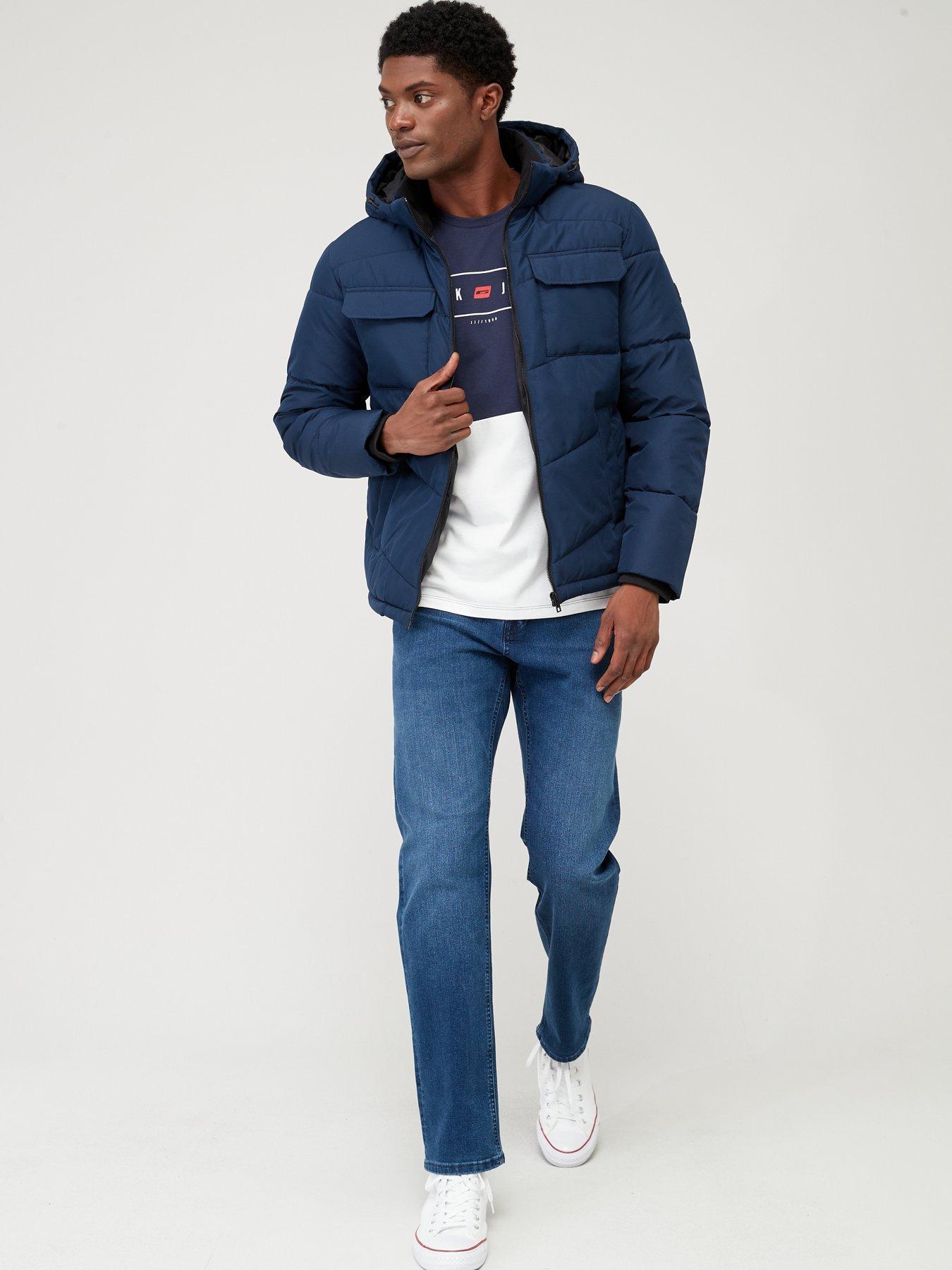 Jack Jones Mason Puffer Jacket Navy