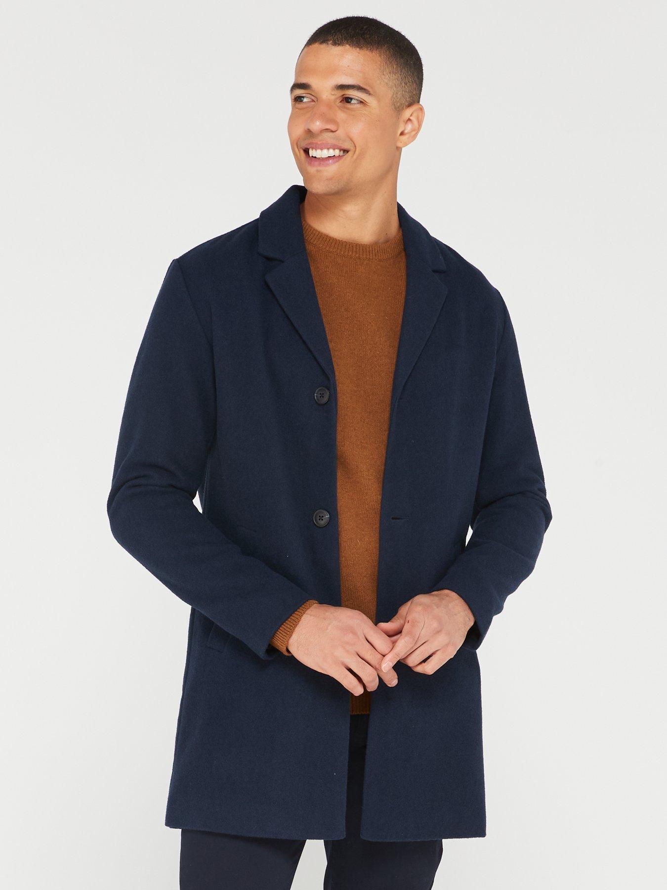 Jack and shop jones overcoat