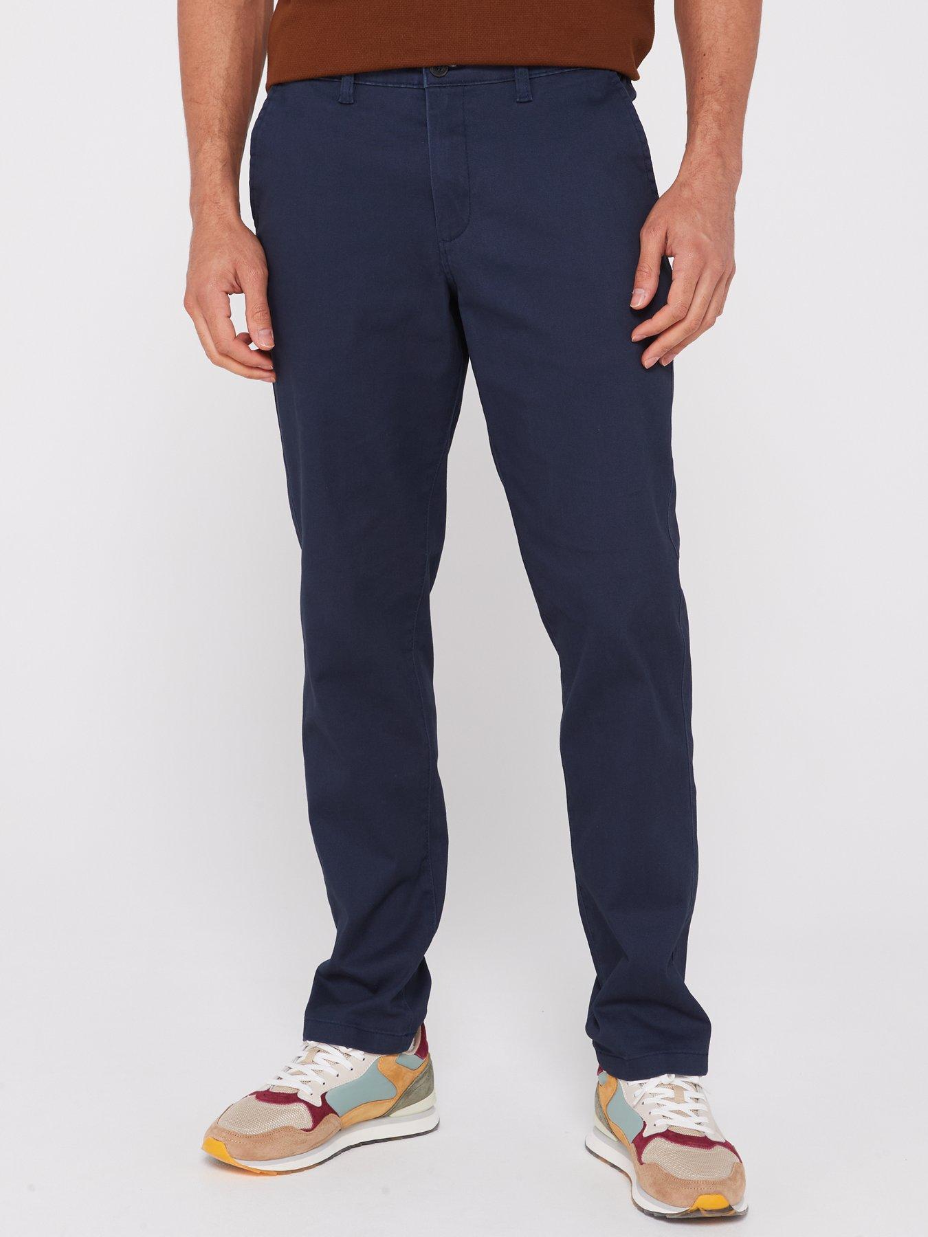 Image 1 of 5 of Jack & Jones Ollie Dave Regular Fit Chino Trousers - Navy