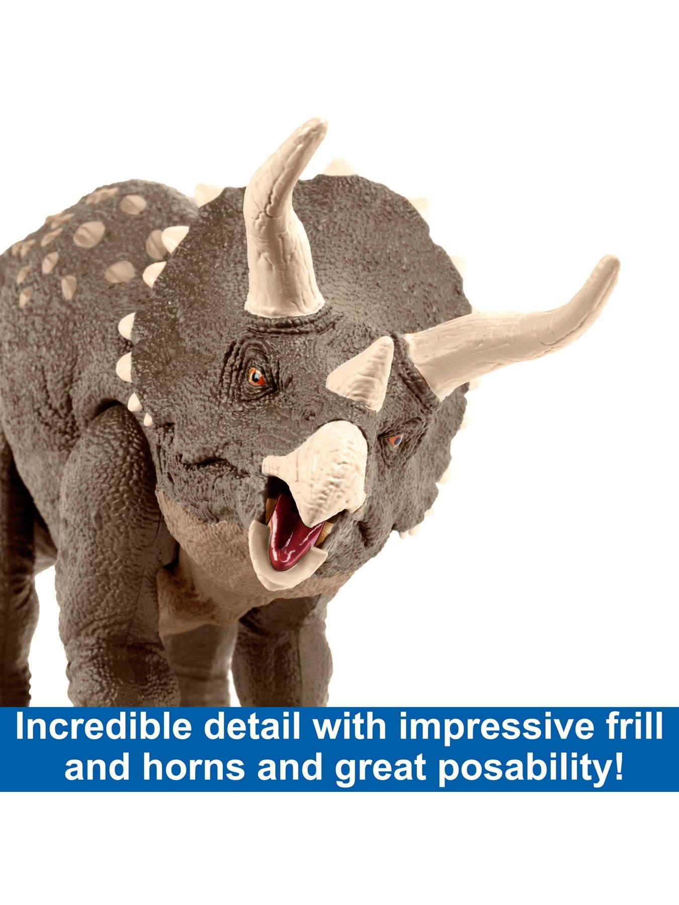  image of jurassic-world-habitat-defender-triceratops-dinosaur-figure