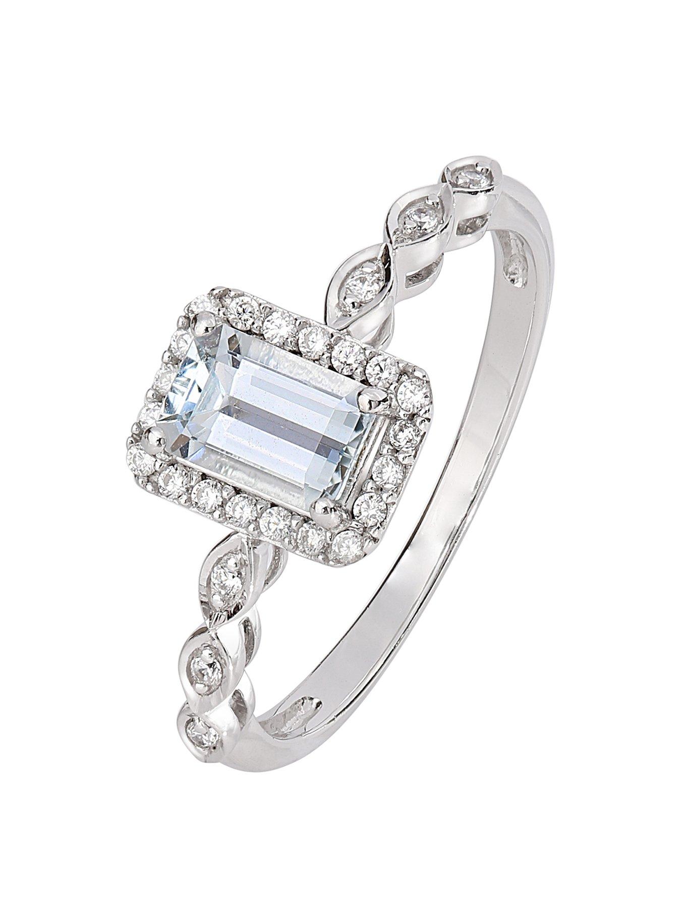 Aquamarine deals ring beaverbrooks