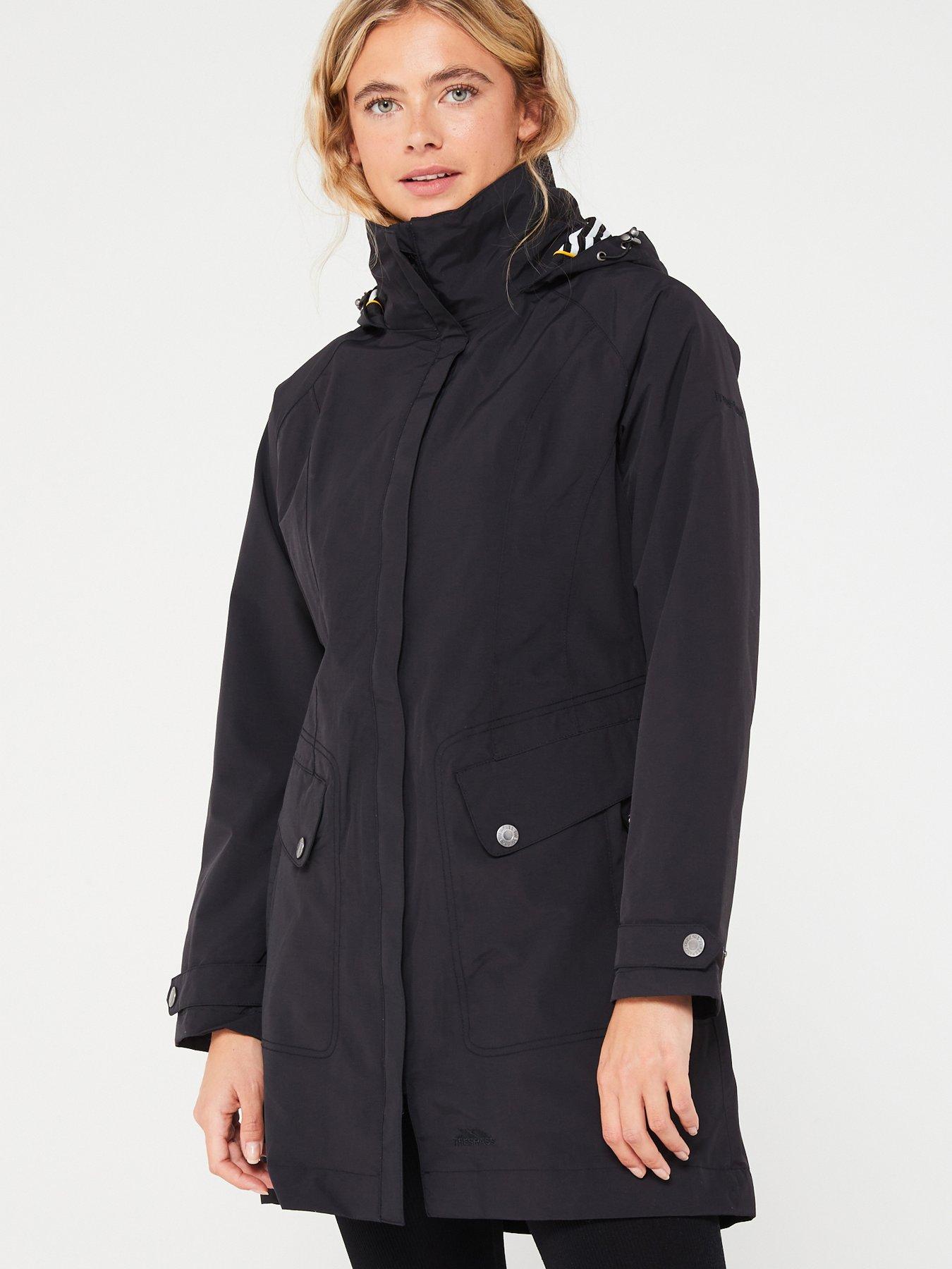 Trespass Rainy Day Waterproof Jacket - Black