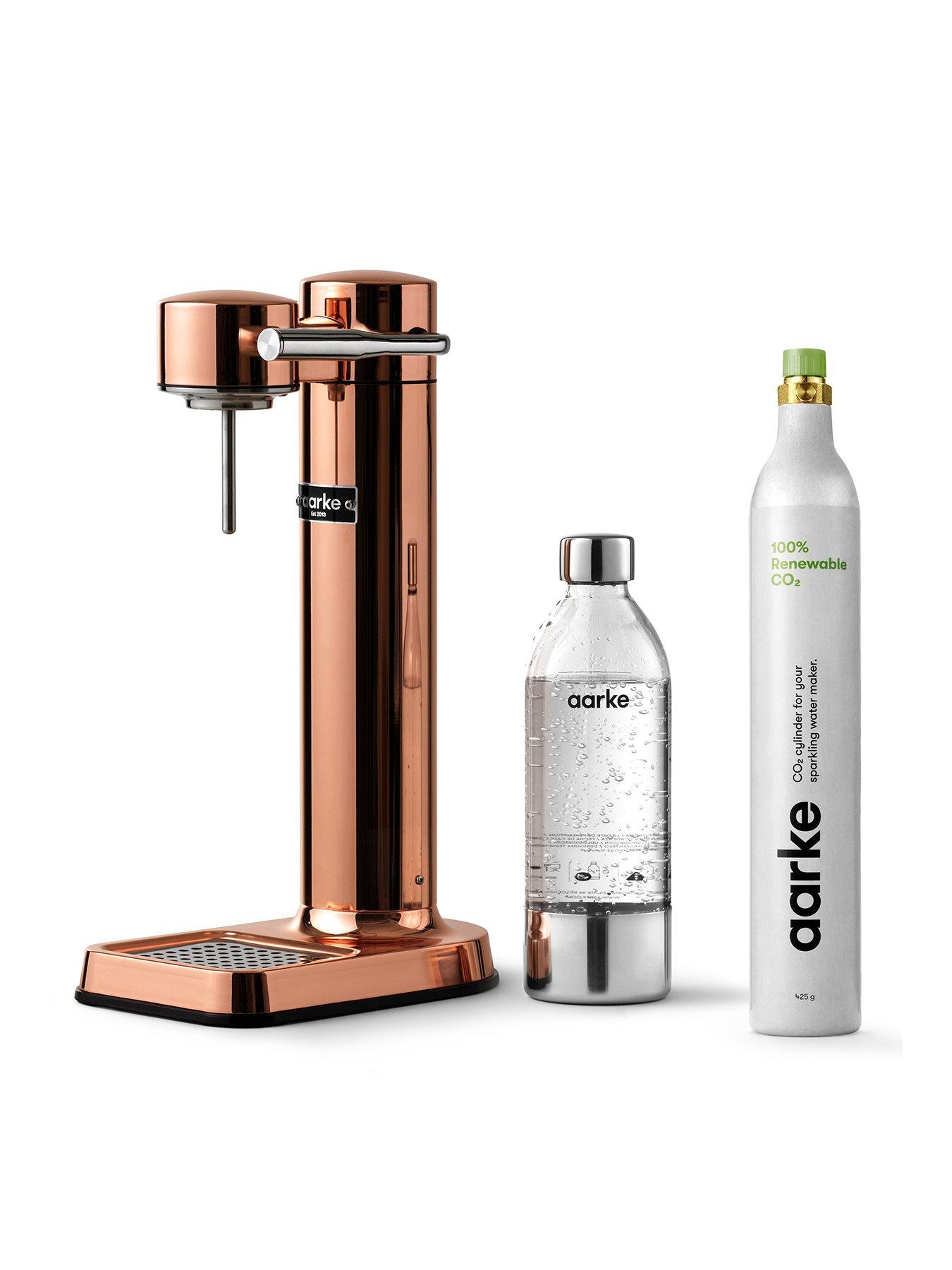  image of aarke-carbonator-3-copper-sparkling-water-maker-amp-co2-gas-cylinder