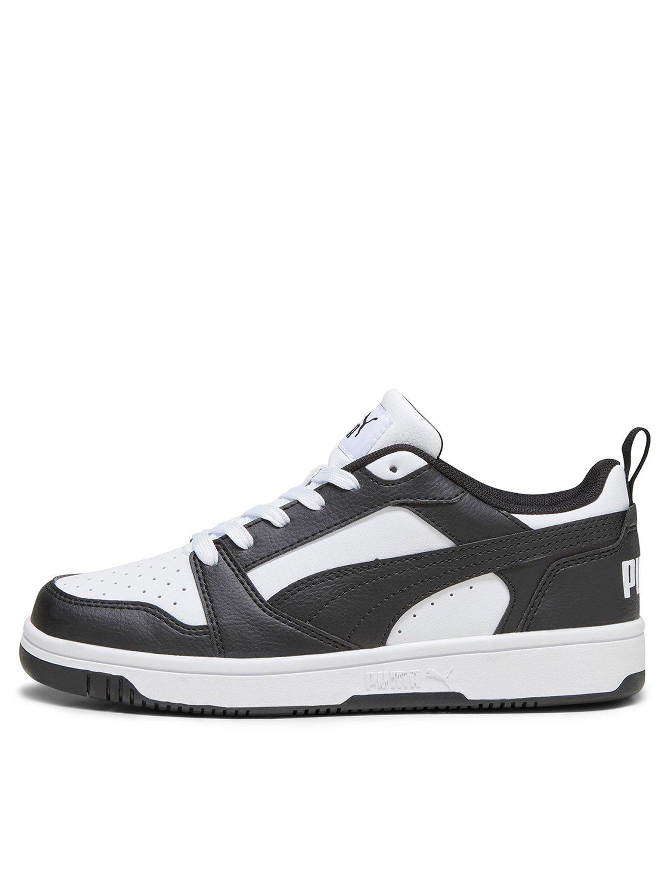 undefined Junior Unisex Rebound V6 Low Trainers - White/Black