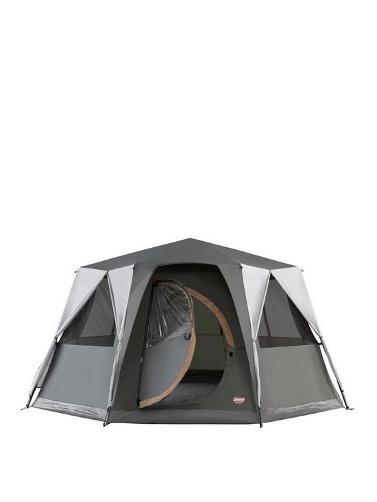 stillFront image of coleman-cortes-octagon-8--person-tent--nbspgrey