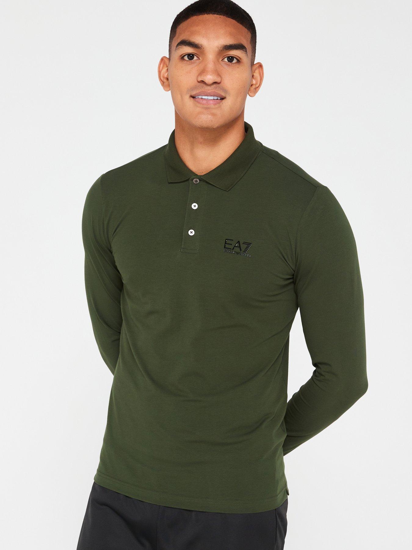 Ea7 long hotsell sleeve polo