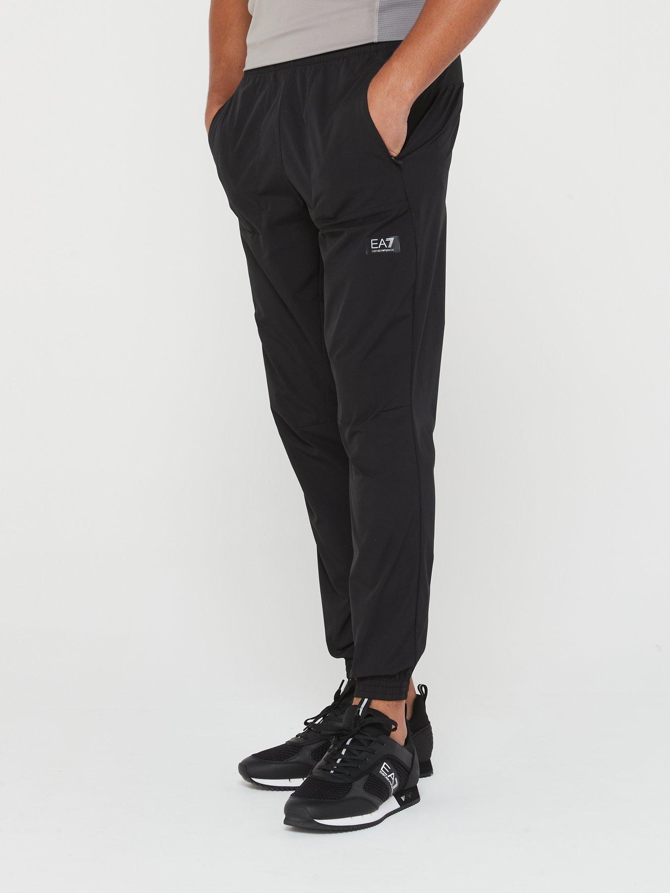 UNDER ARMOUR Training Tricot Fashion Track Pants - Black/White