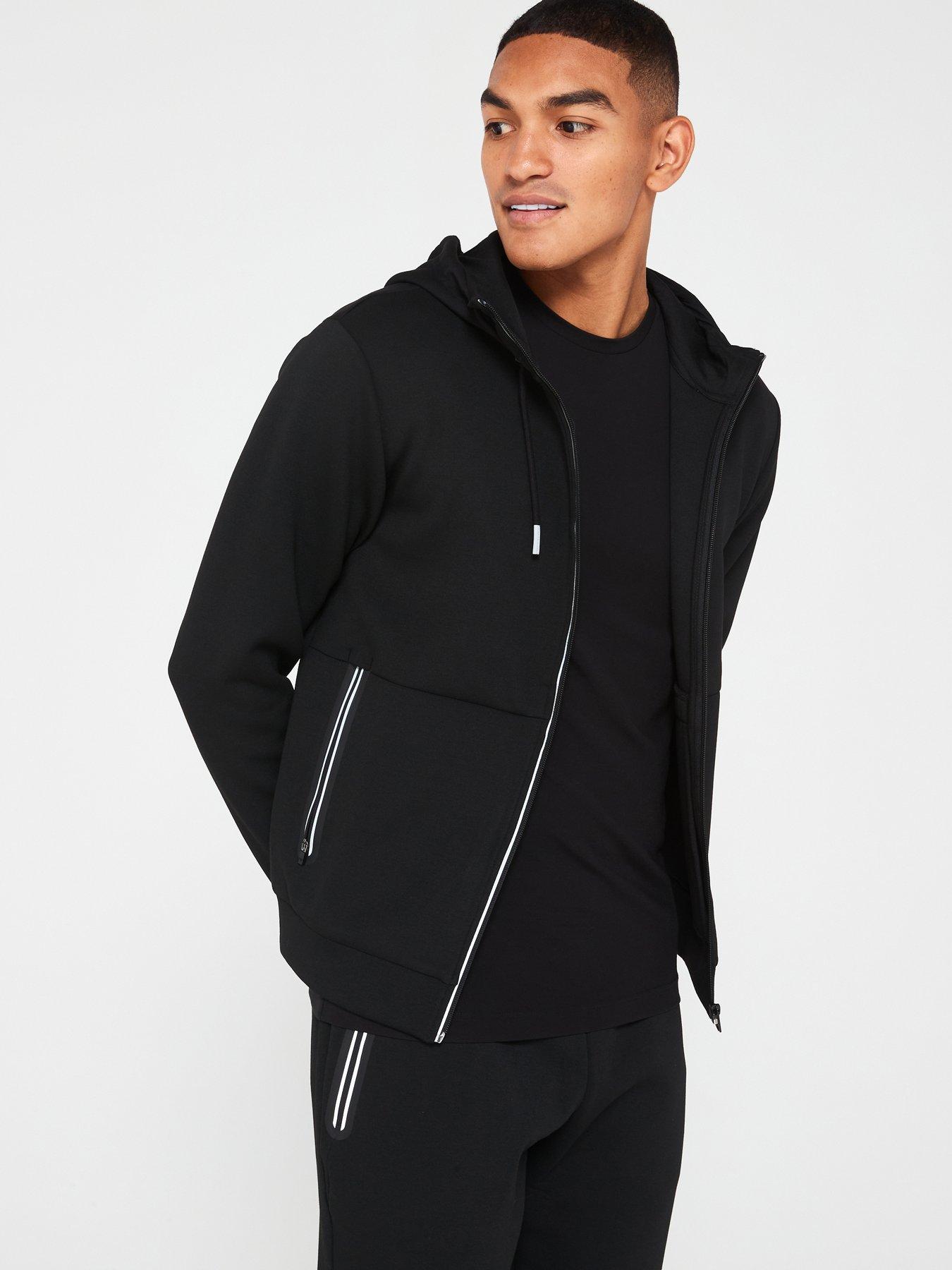 Emporio armani zip up hoodie sale