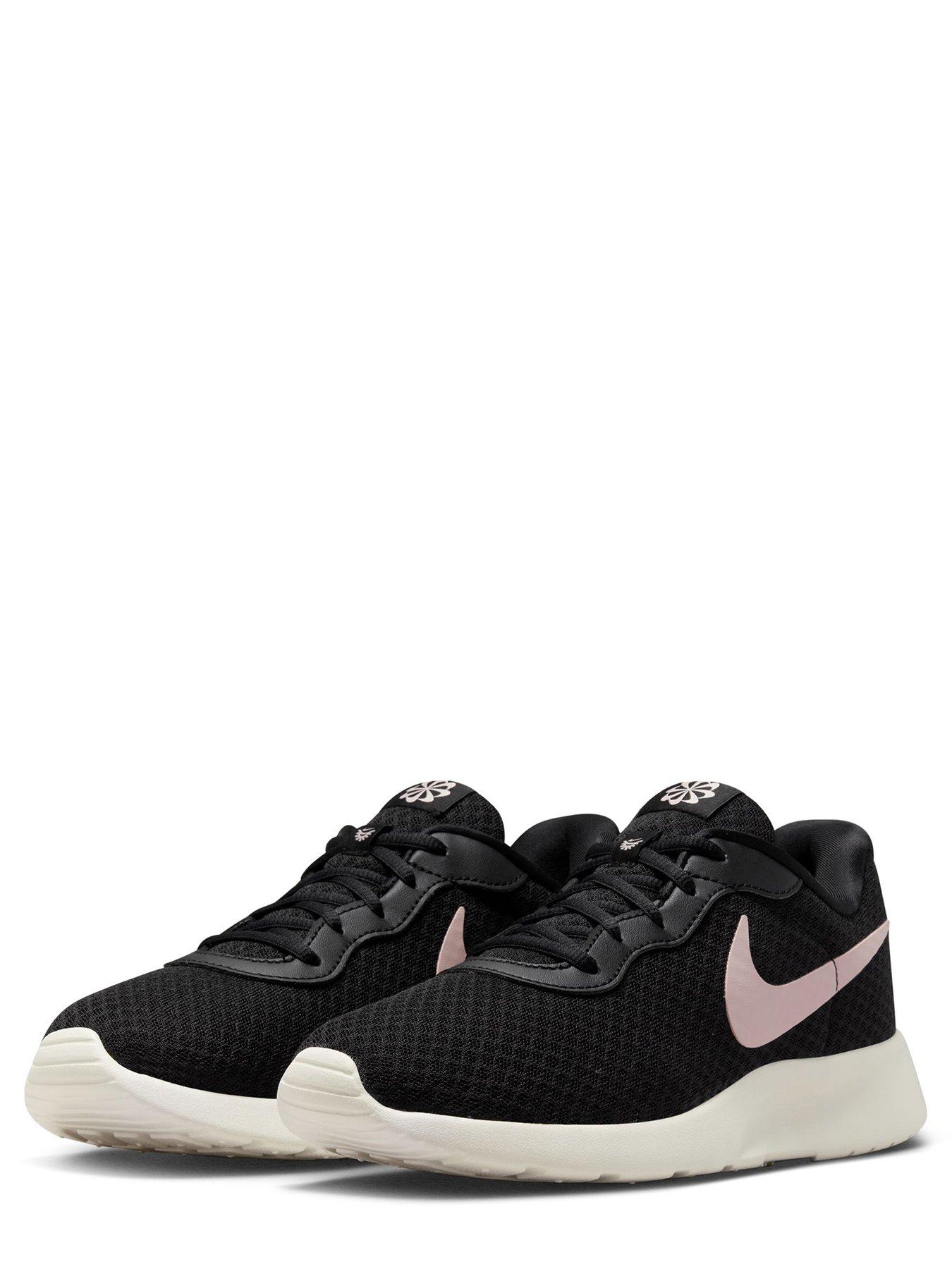 Nike Tanjun Ease Trainers Black Pink littlewoods