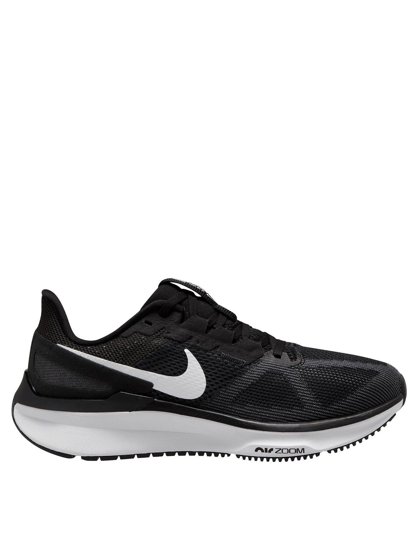 Nike Air Zoom Structure 25 Trainers Black White littlewoods