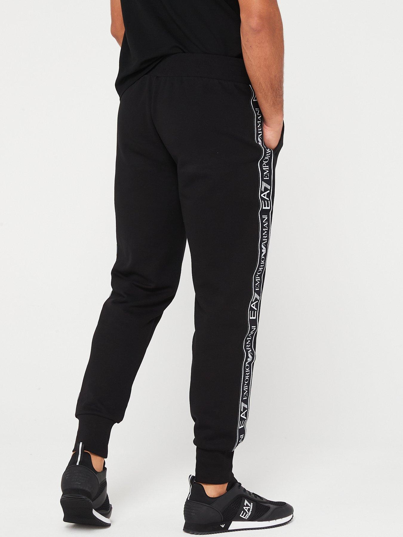 Emporio armani tape joggers hotsell