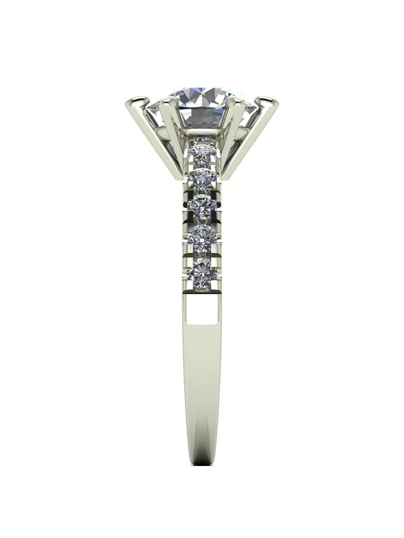  image of moissanite-lady-lynsey-9ct-white-gold-2ct-total-solitaire-ring