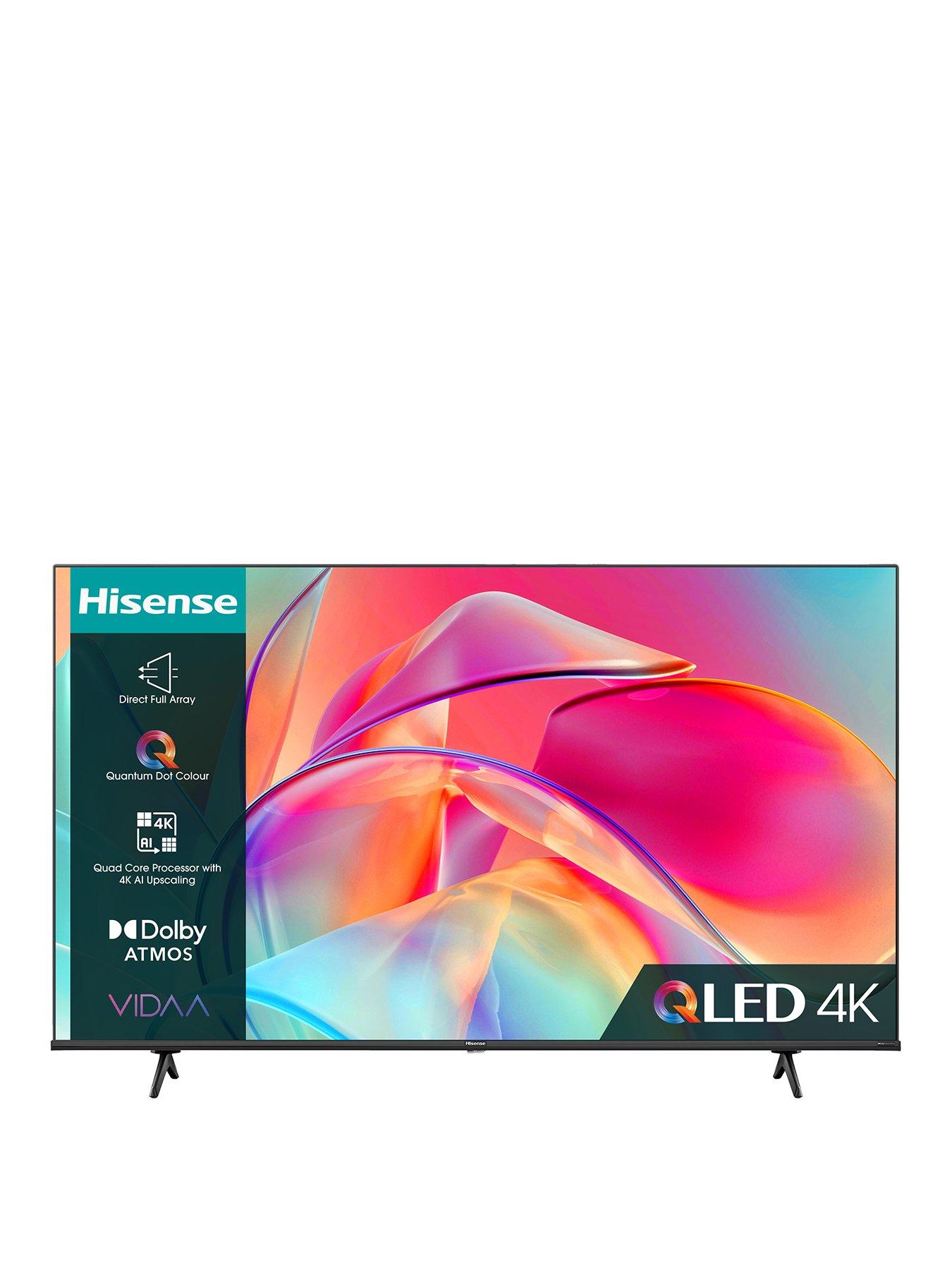 Hisense 43E7KQTUK, 43 inch, QLED, 4K Ultra HD, Smart TV Littlewoods