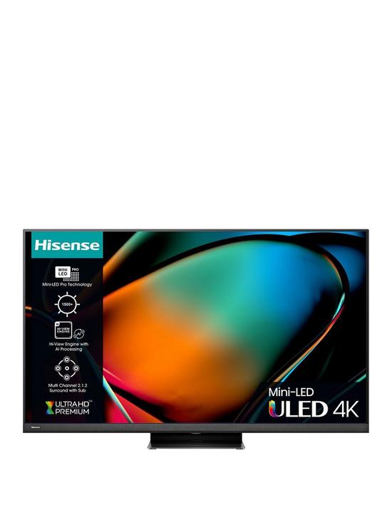 front image of hisense-65u8kqtuk-mini-led-4k-hdr10-smart-tv