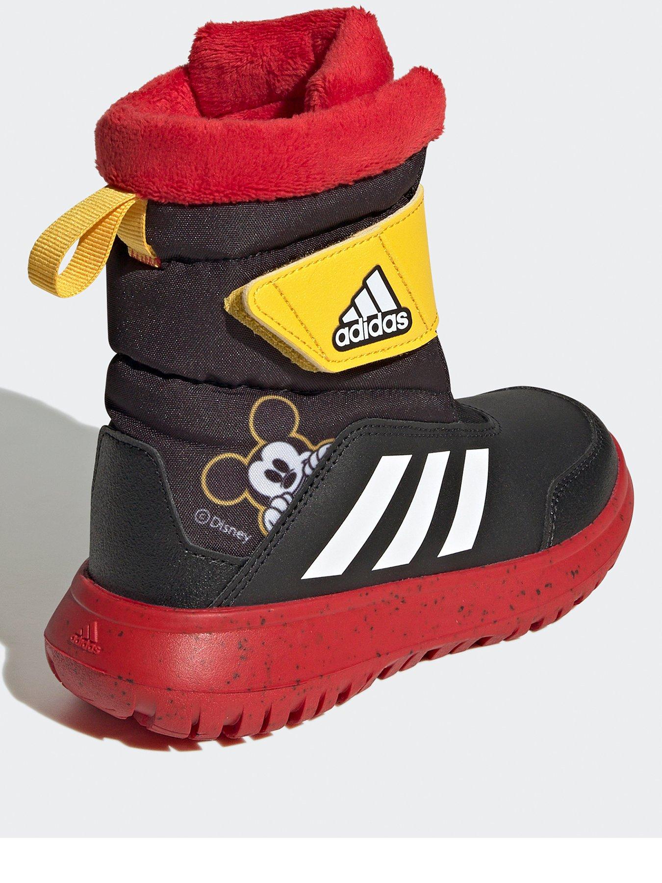 adidas Sportswear Unisex Kids Winterplay Mickey Mouse Trainer Black Multi littlewoods