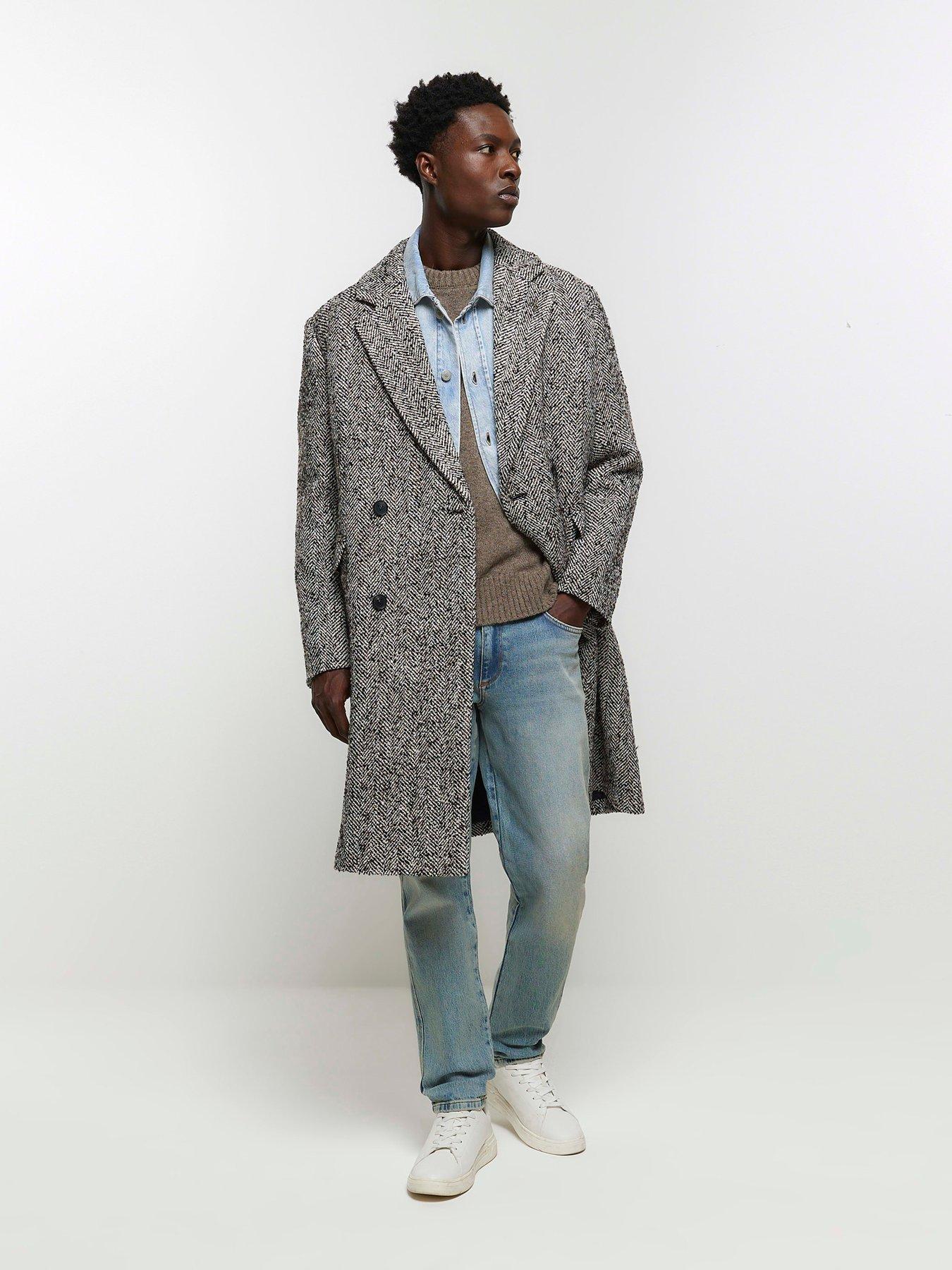 River island hot sale overcoat