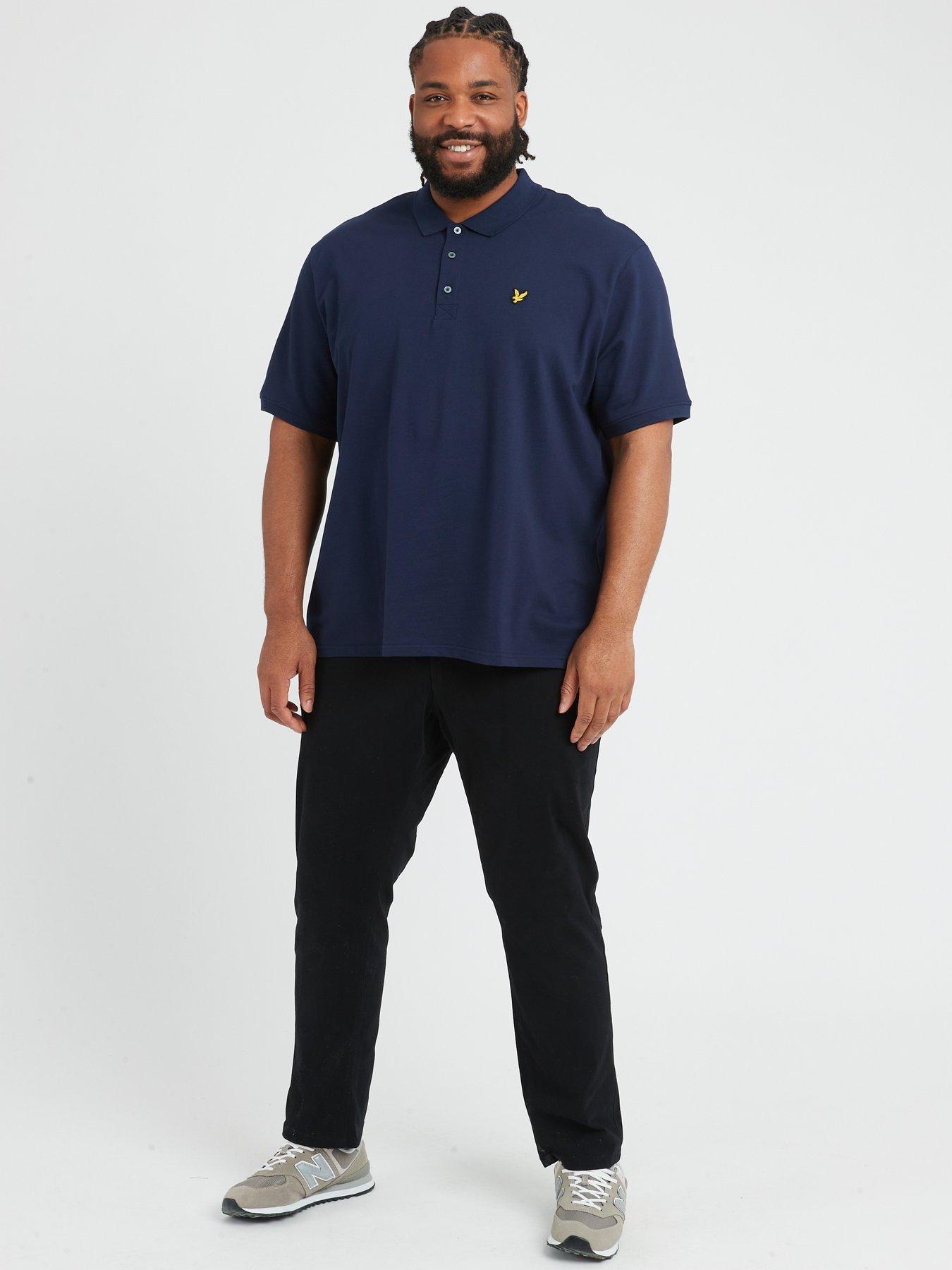 Big and tall 2024 pocket polo shirts