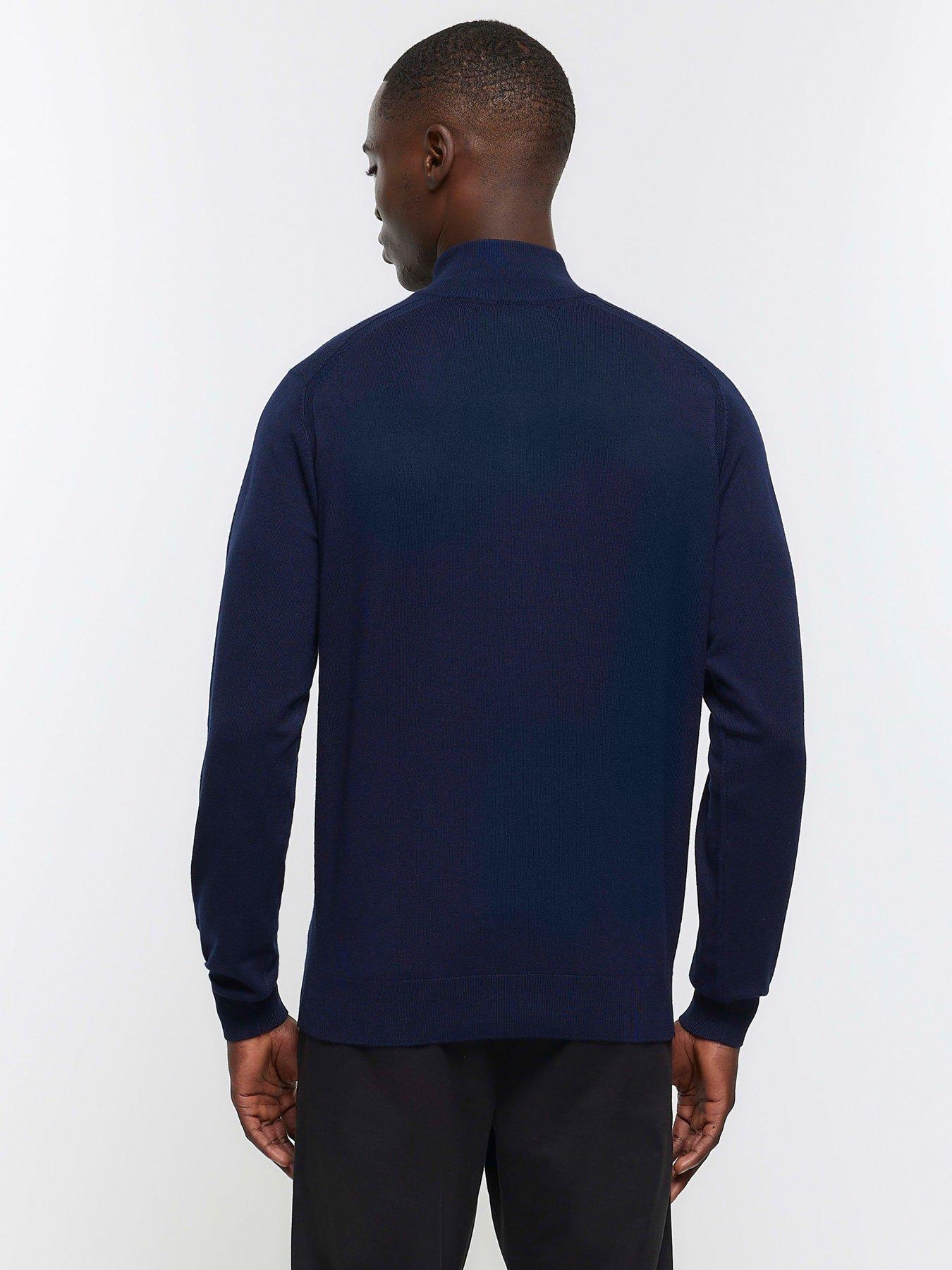 River island navy on sale jumper