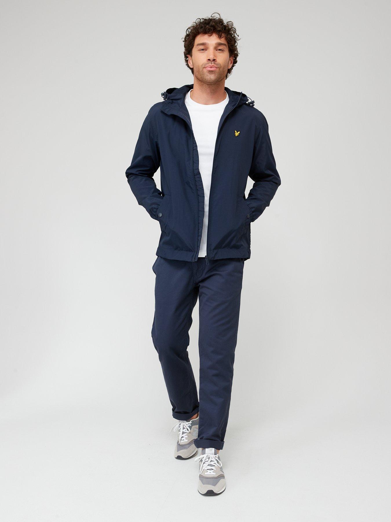 Image 3 of 5 of Lyle & Scott Zip Through Hooded Jacket - Navy