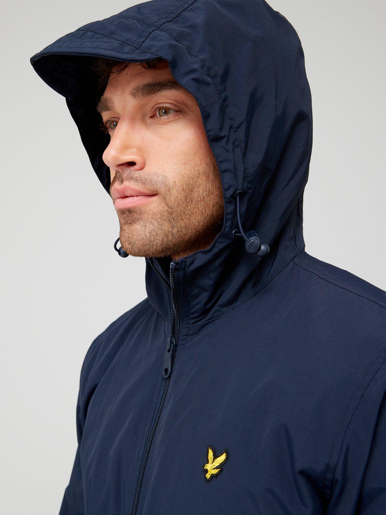 Image 4 of 5 of Lyle & Scott Zip Through Hooded Jacket - Navy