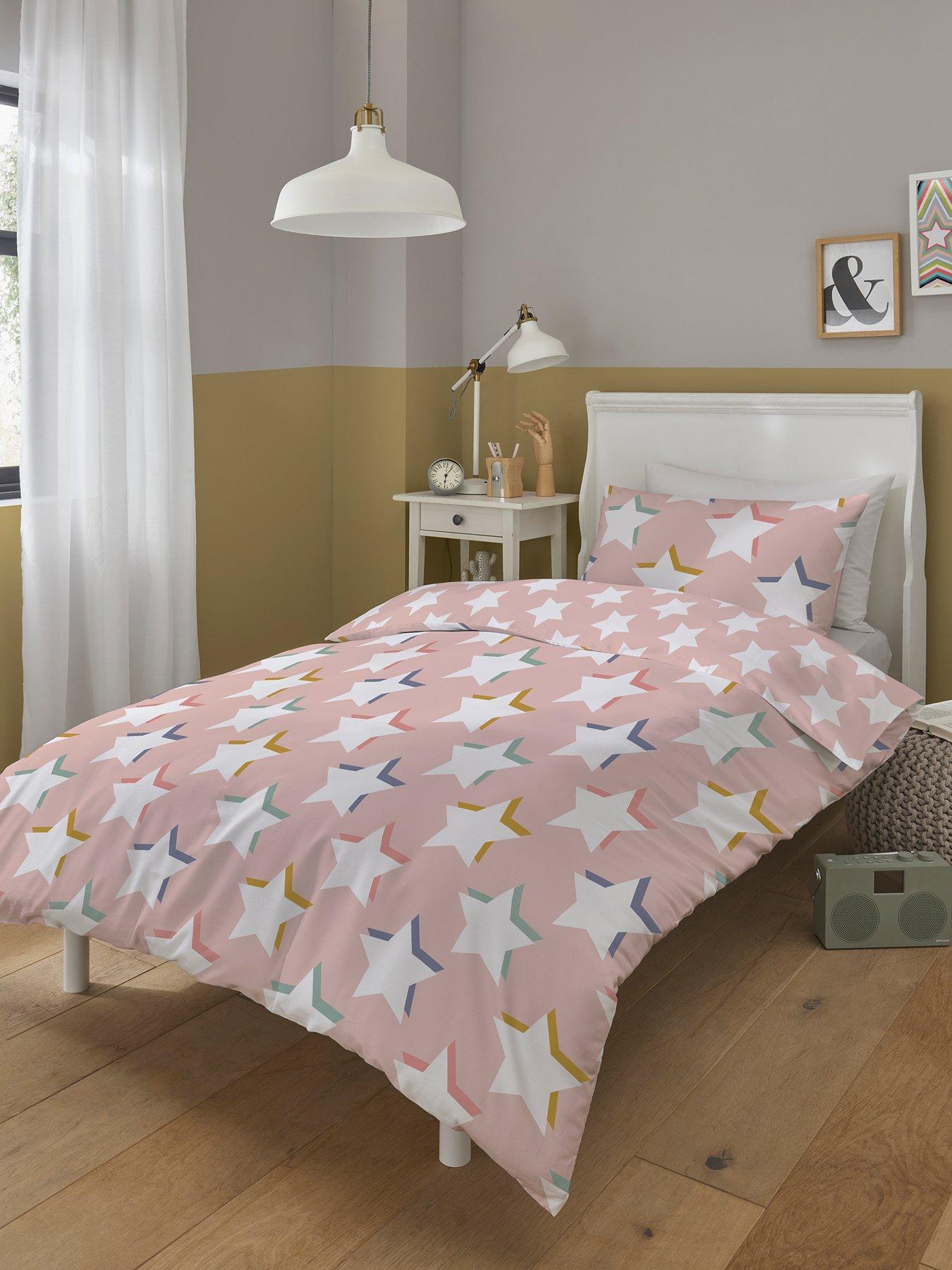 Copenhagen Home Star Spangled Pink Duvet Cover Set