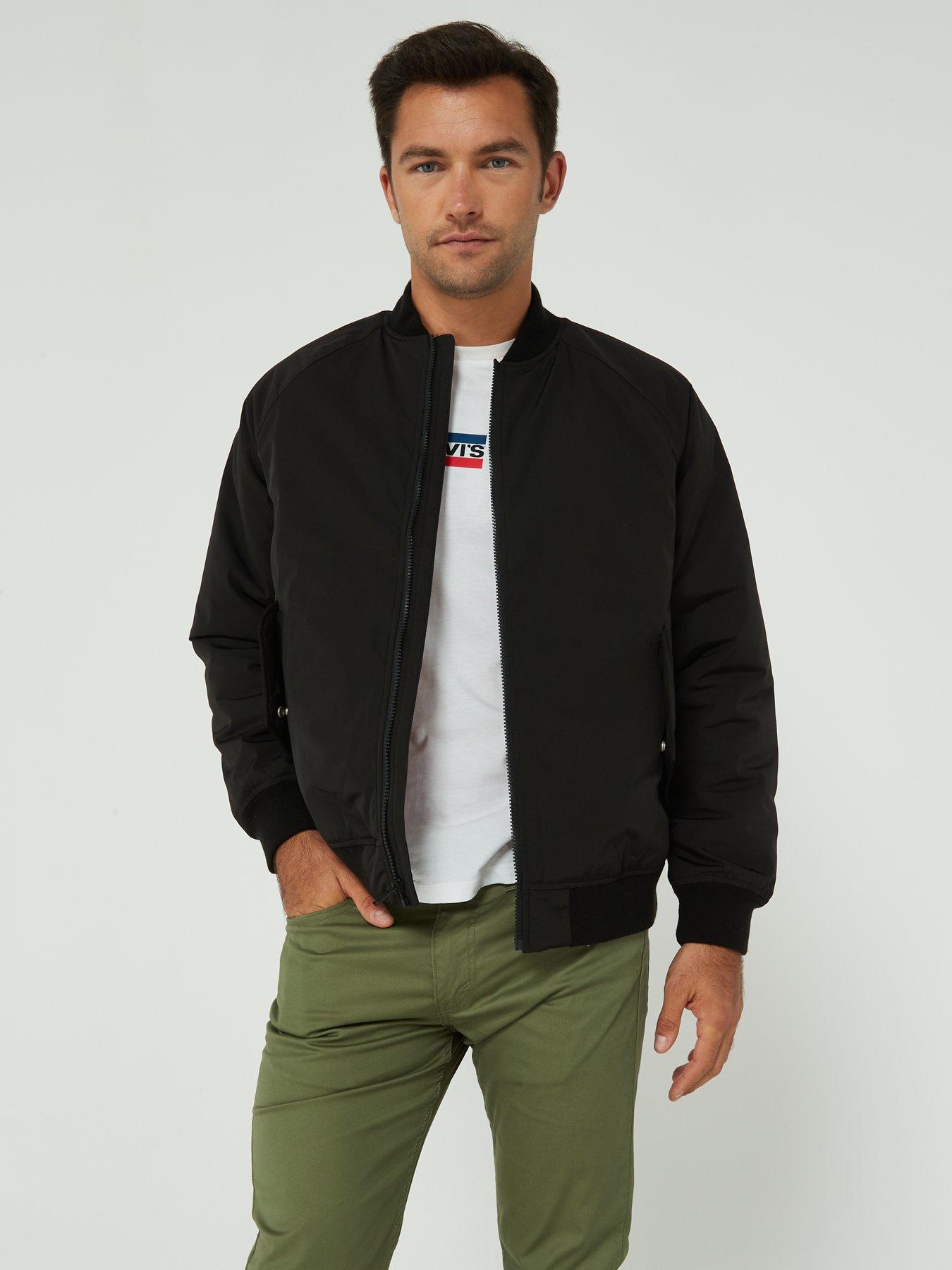 Levi's Filbert Flight Harrington Jacket Black Littlewoods