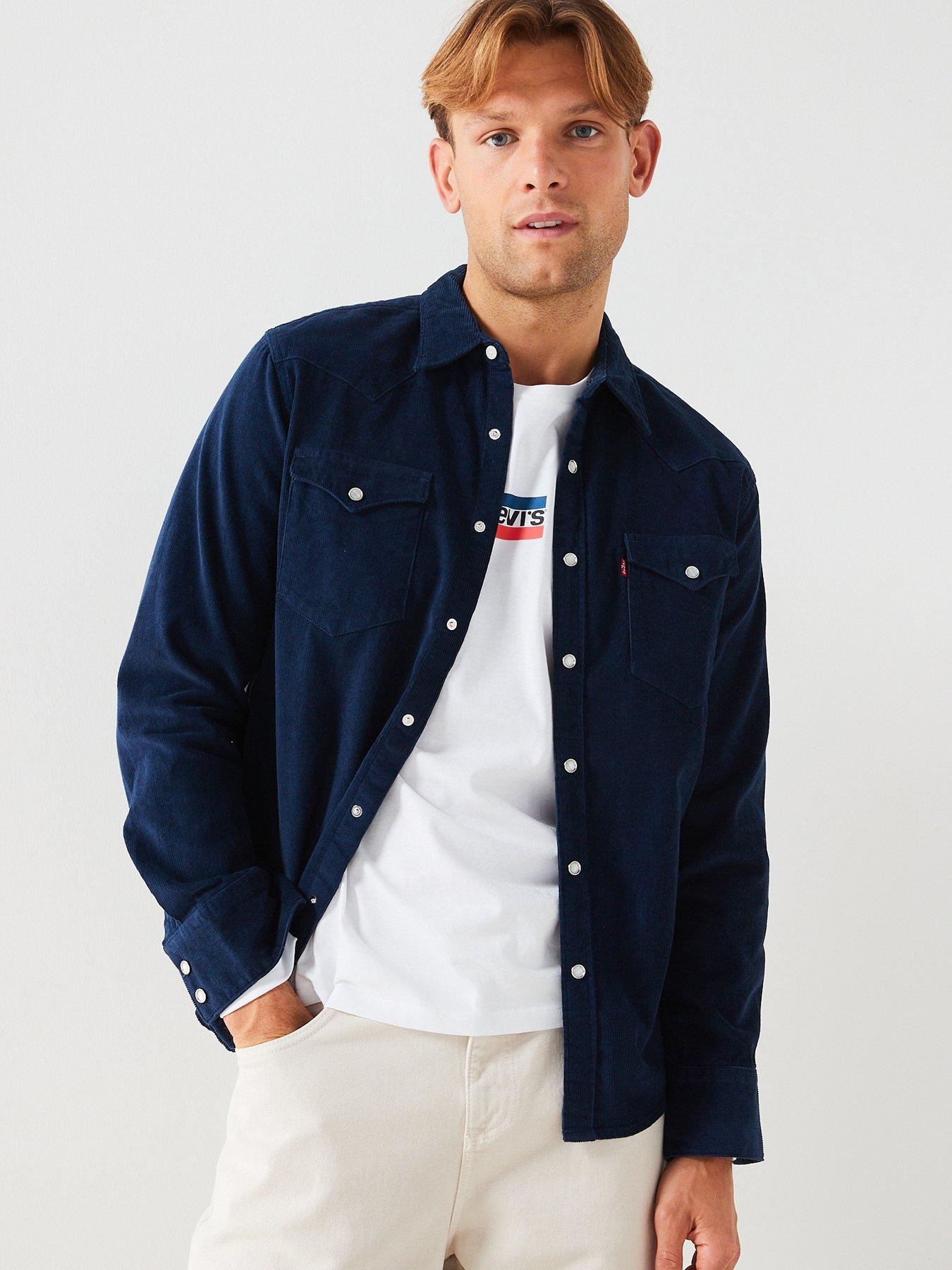 Levi's corduroy shop barstow western shirt