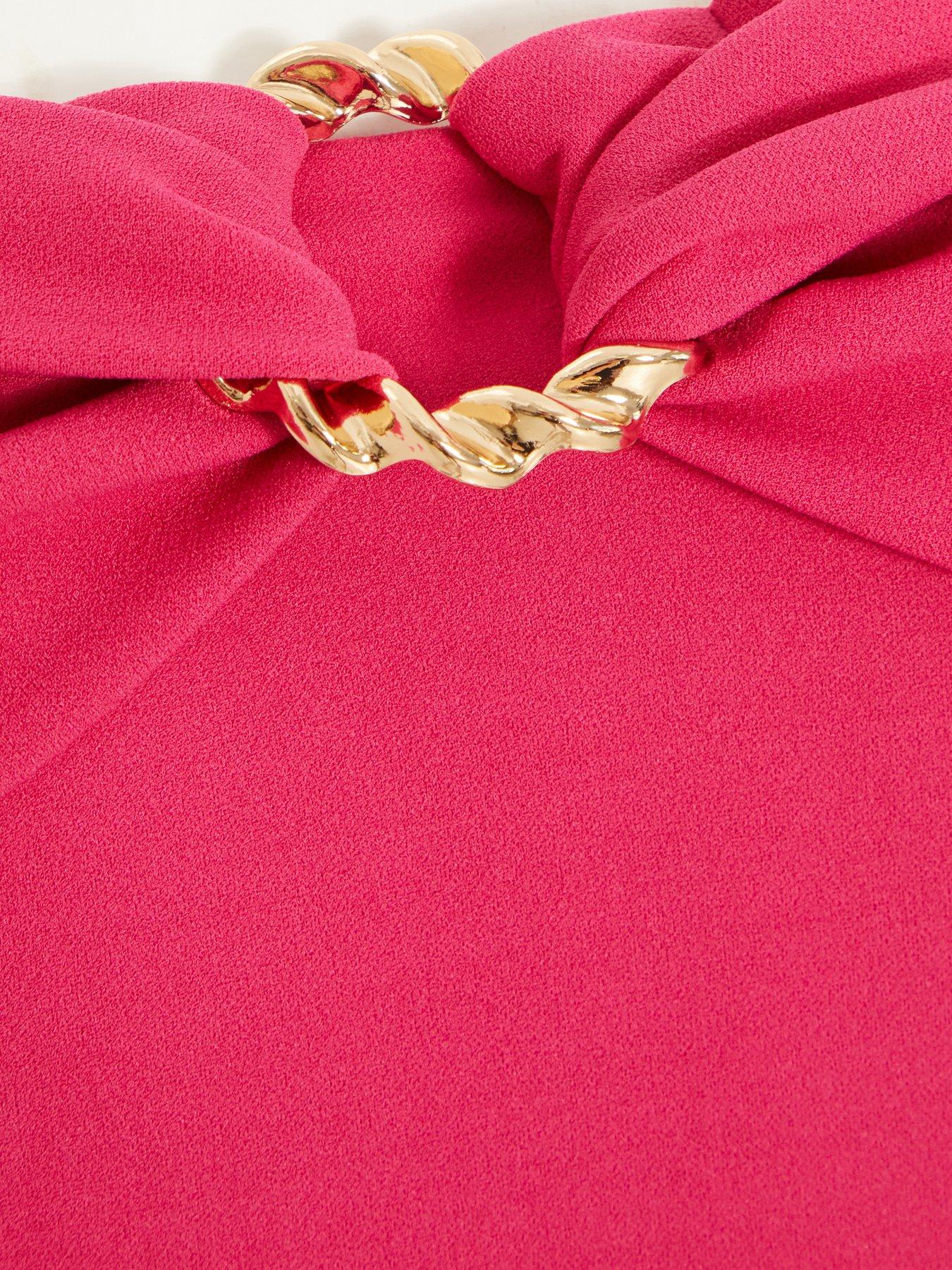  image of quiz-bardot-palazzo-jumpsuit-pink