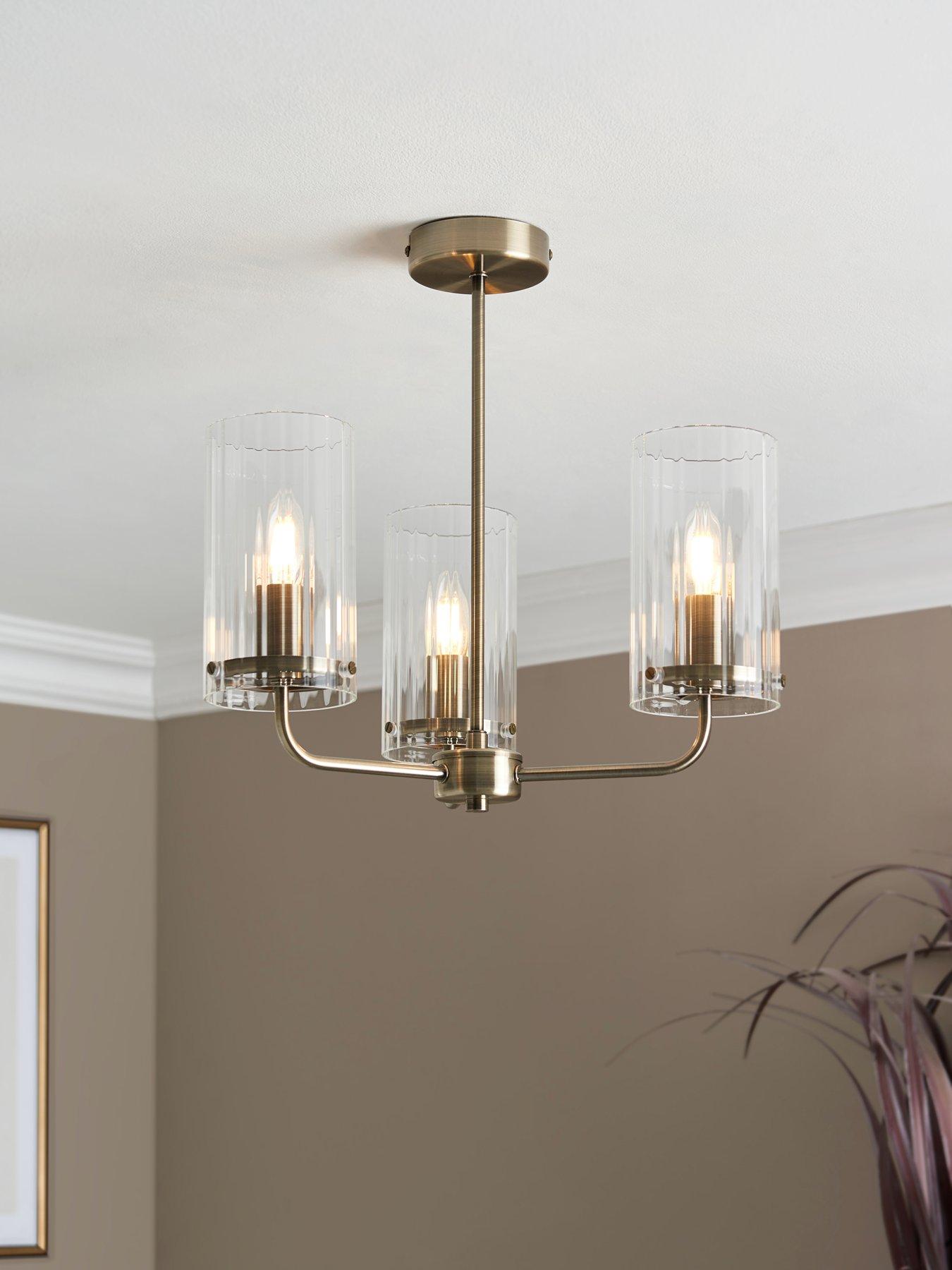 Image 1 of 5 of The Very Collection Stanton 3-Light Pendant Light Fixture